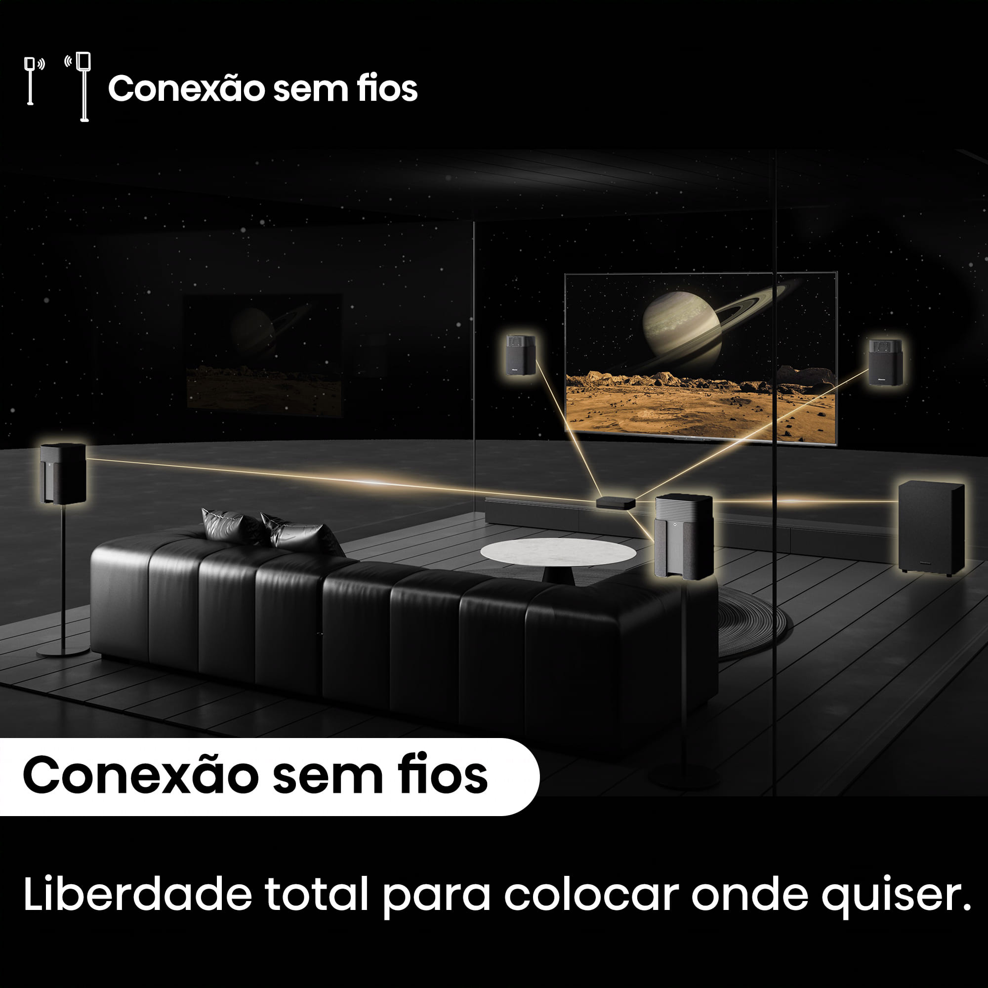Hisense - Soundbar Hisense Série Flex HT Saturn – BREVEMENTE