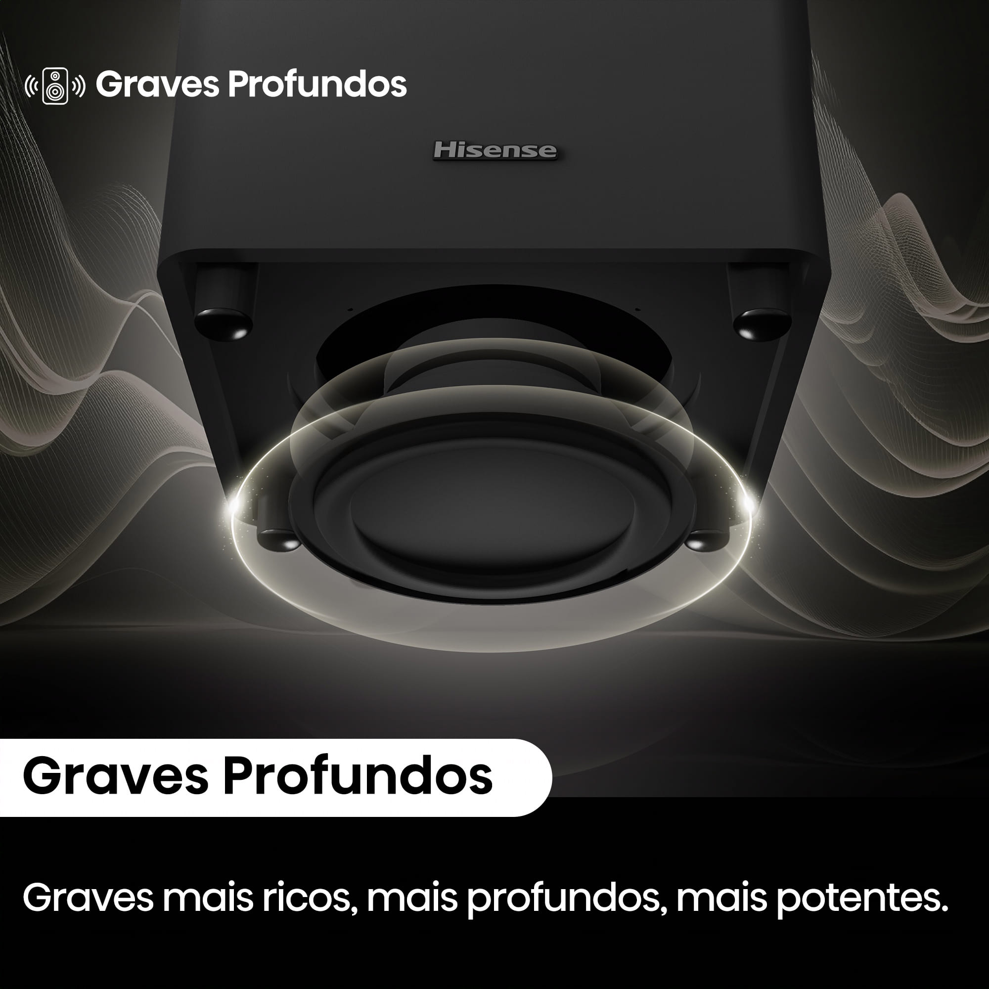 Hisense - Soundbar Hisense Série Flex HT Saturn – BREVEMENTE