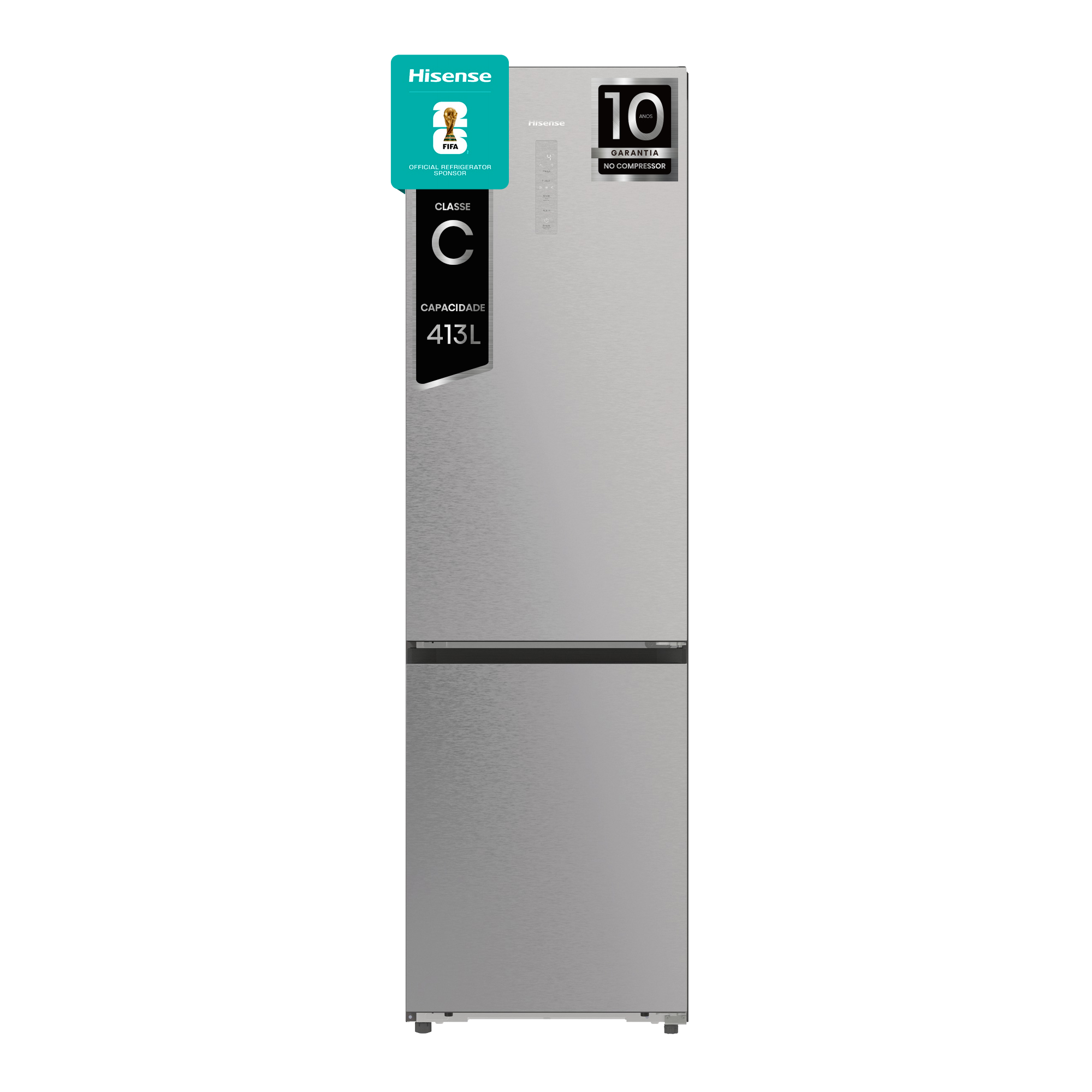 Hisense - RB5P410SACC – Combinado 2 Portas, Classe C, 413L, , 
