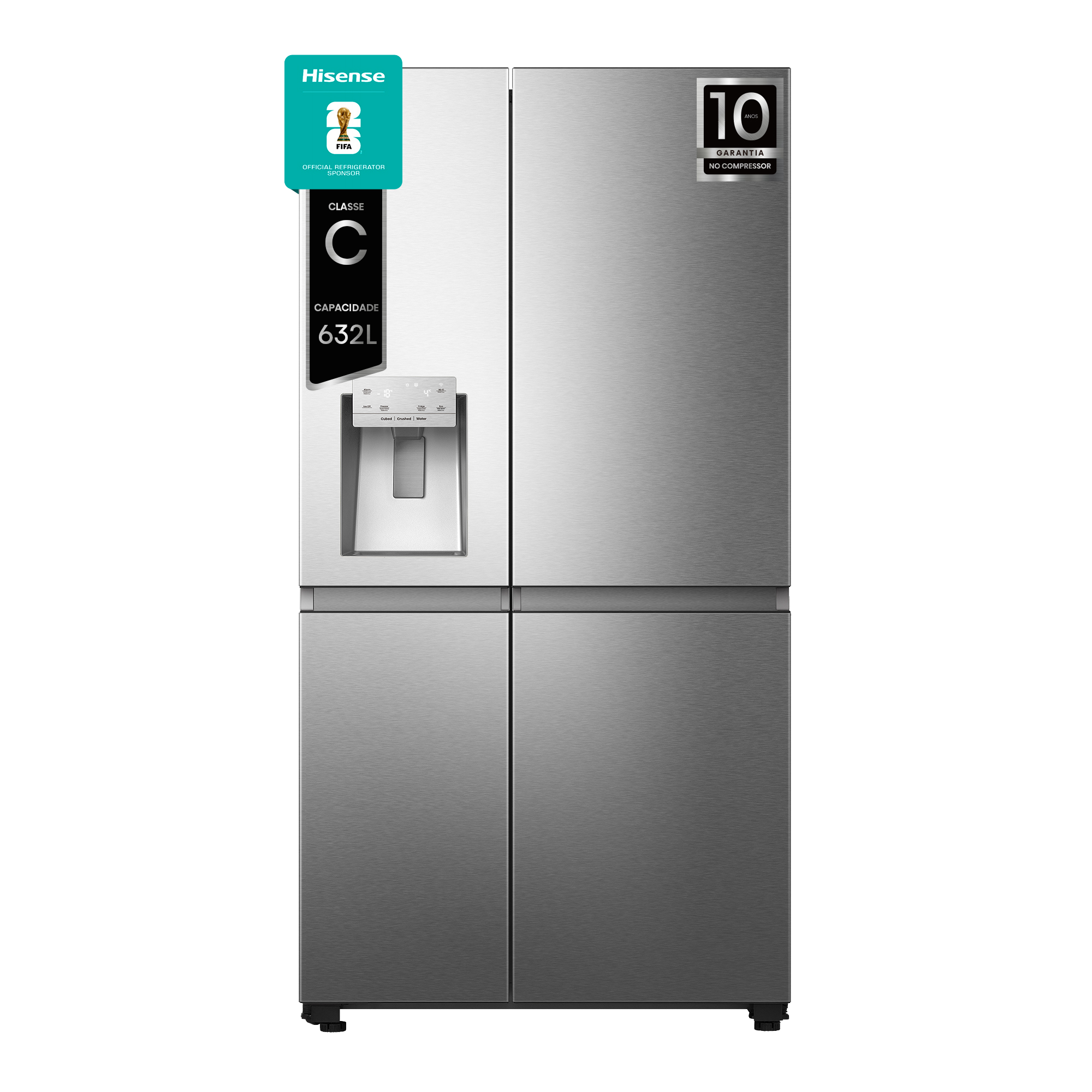 RS818N4TIC - Frigorífico Americano Side By Side, Classe C, 632L
