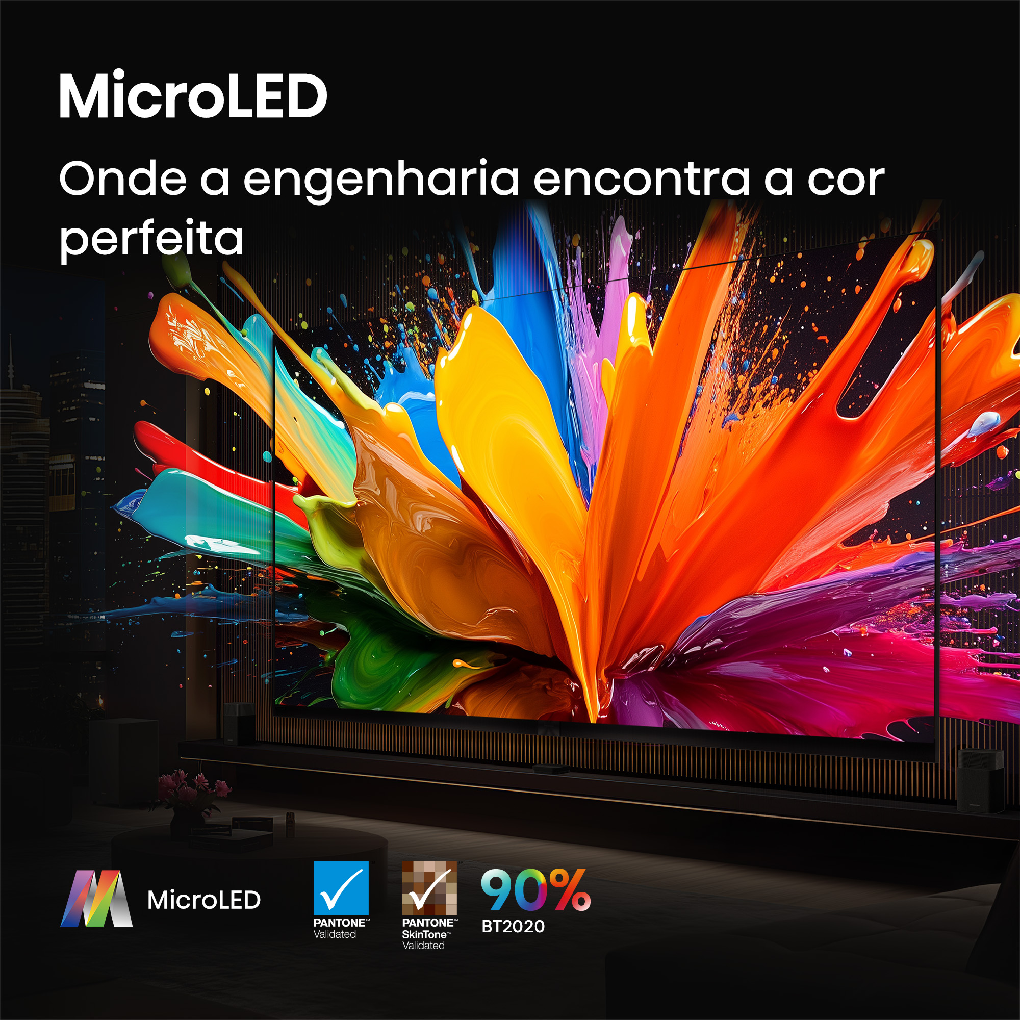 Hisense - TV Hisense MicroLED 136MX