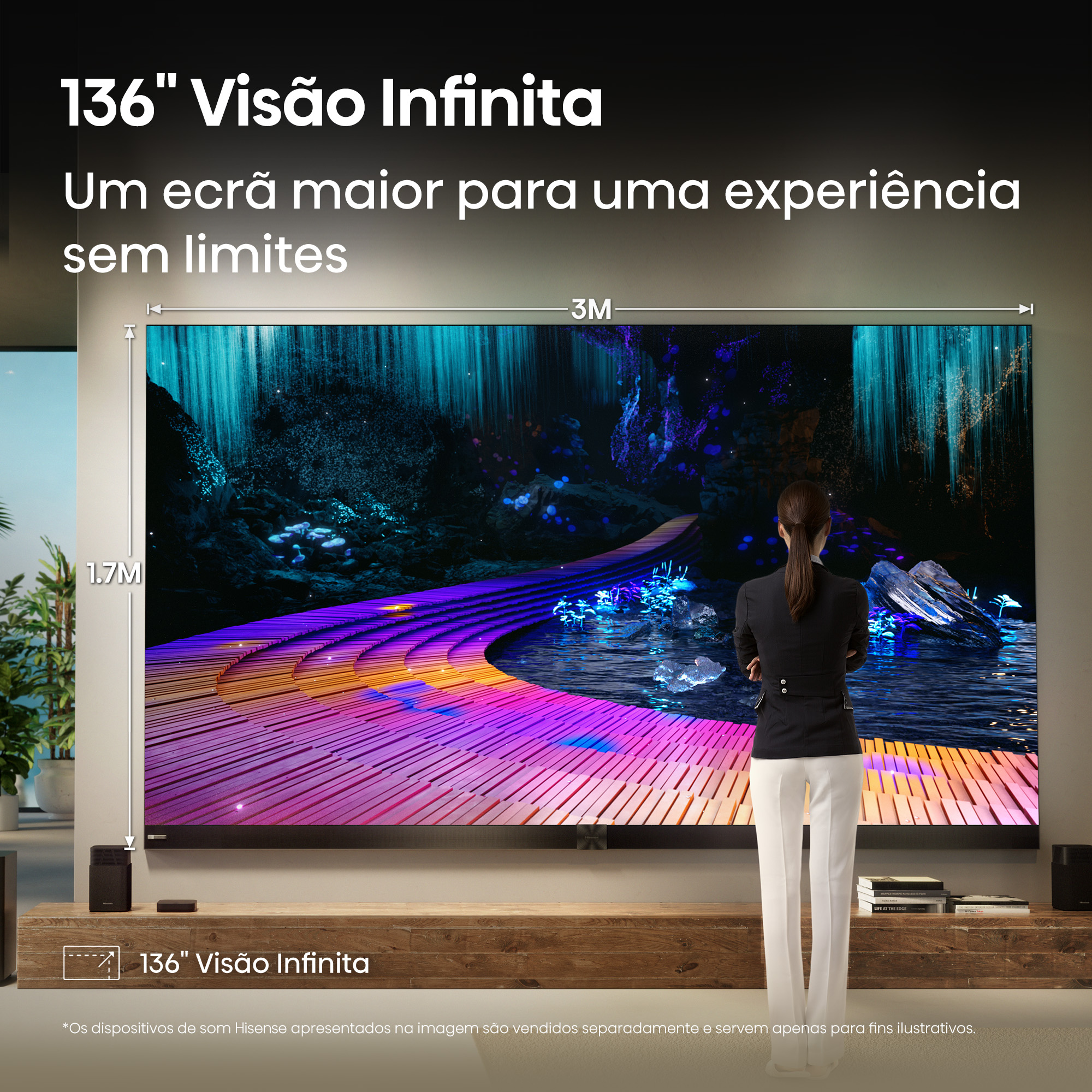Hisense - TV Hisense MicroLED 136MX