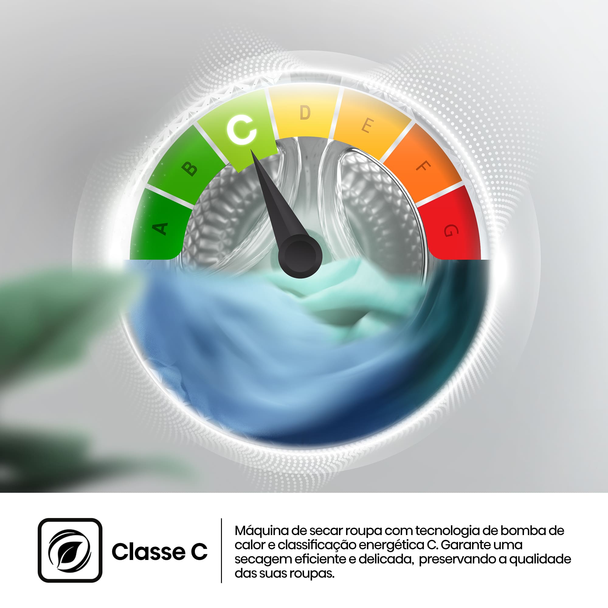 Hisense - DH3S902BWCC – Máquina de Secar Roupa Série 3S, 9Kg, Classe C