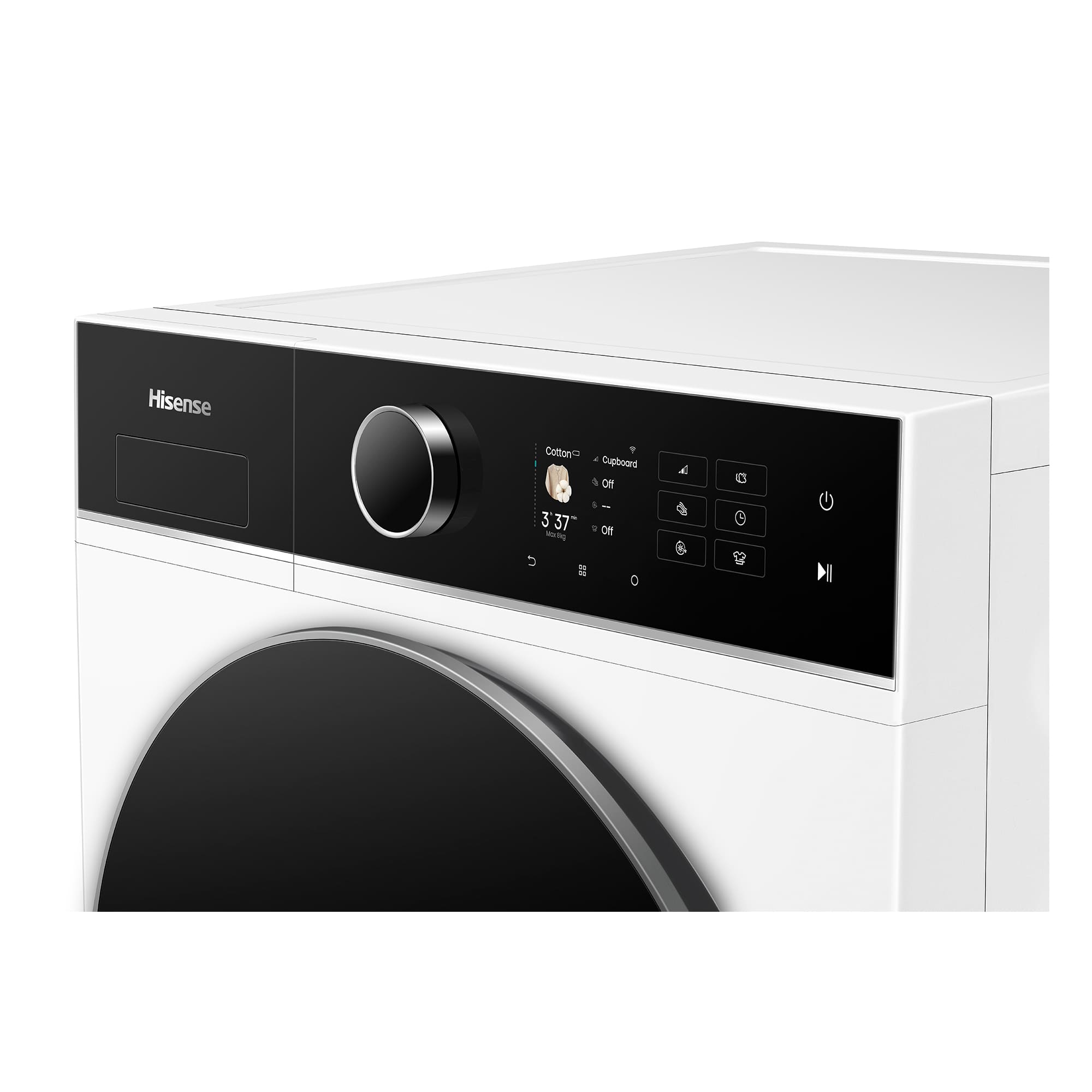 Hisense - DH5I804BWCD – Máquina de Secar Roupa Serie 5i, 8Kg, Classe C