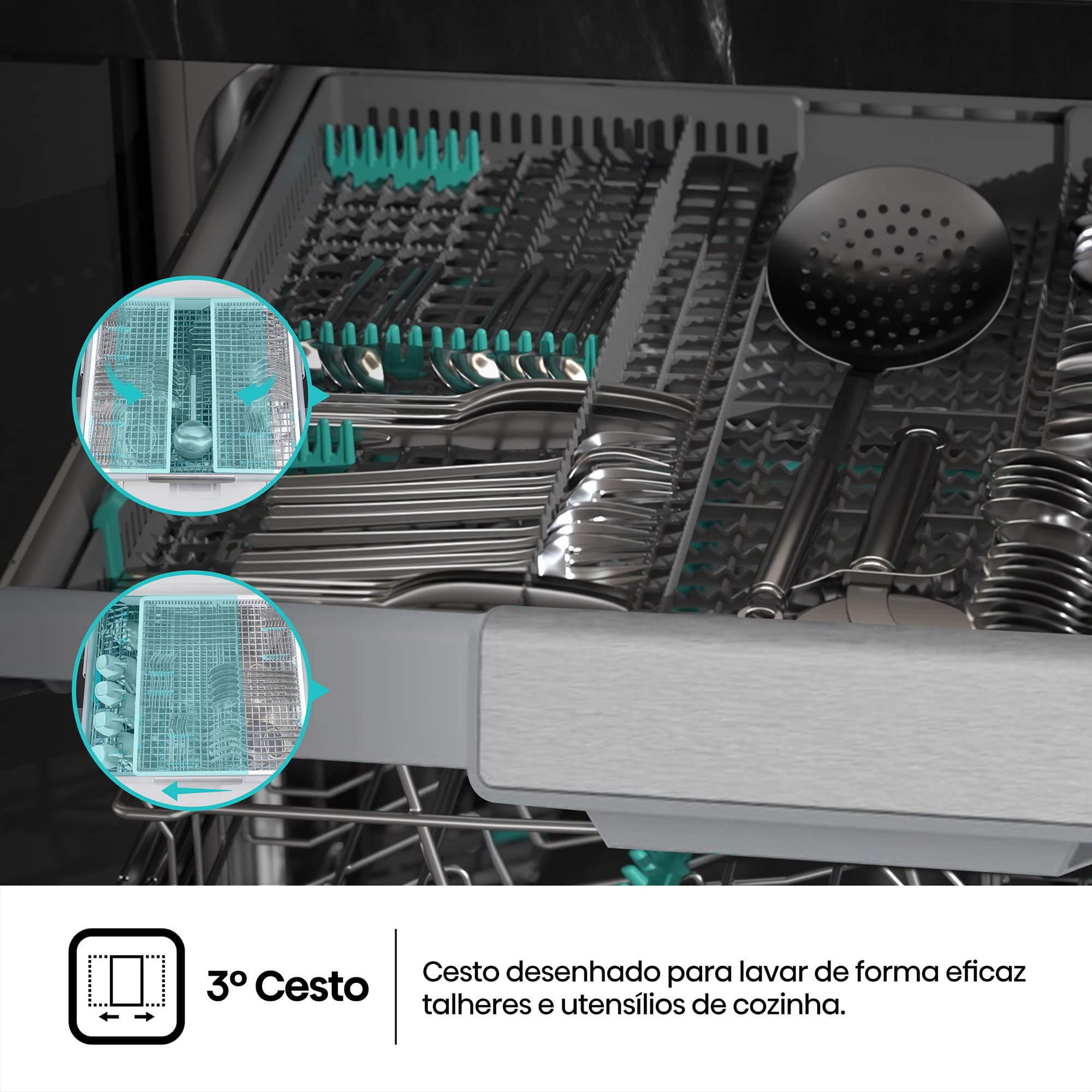 Hisense - HS673A90X  – Máquina de Lavar Loiça 16 conjuntos, Classe A