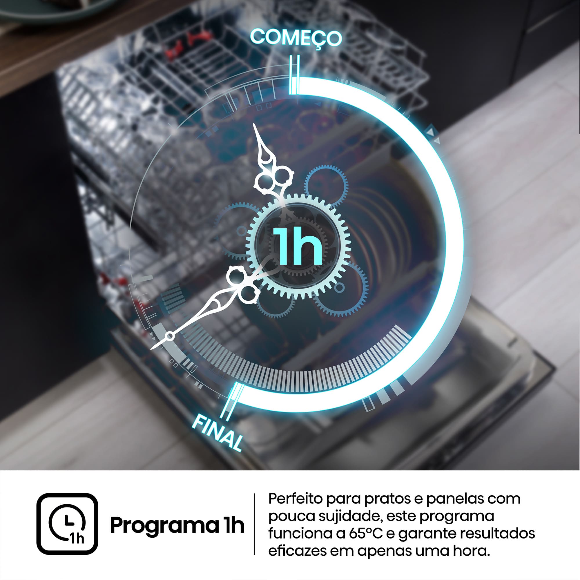 Hisense - HS673A90X  – Máquina de Lavar Loiça 16 conjuntos, Classe A