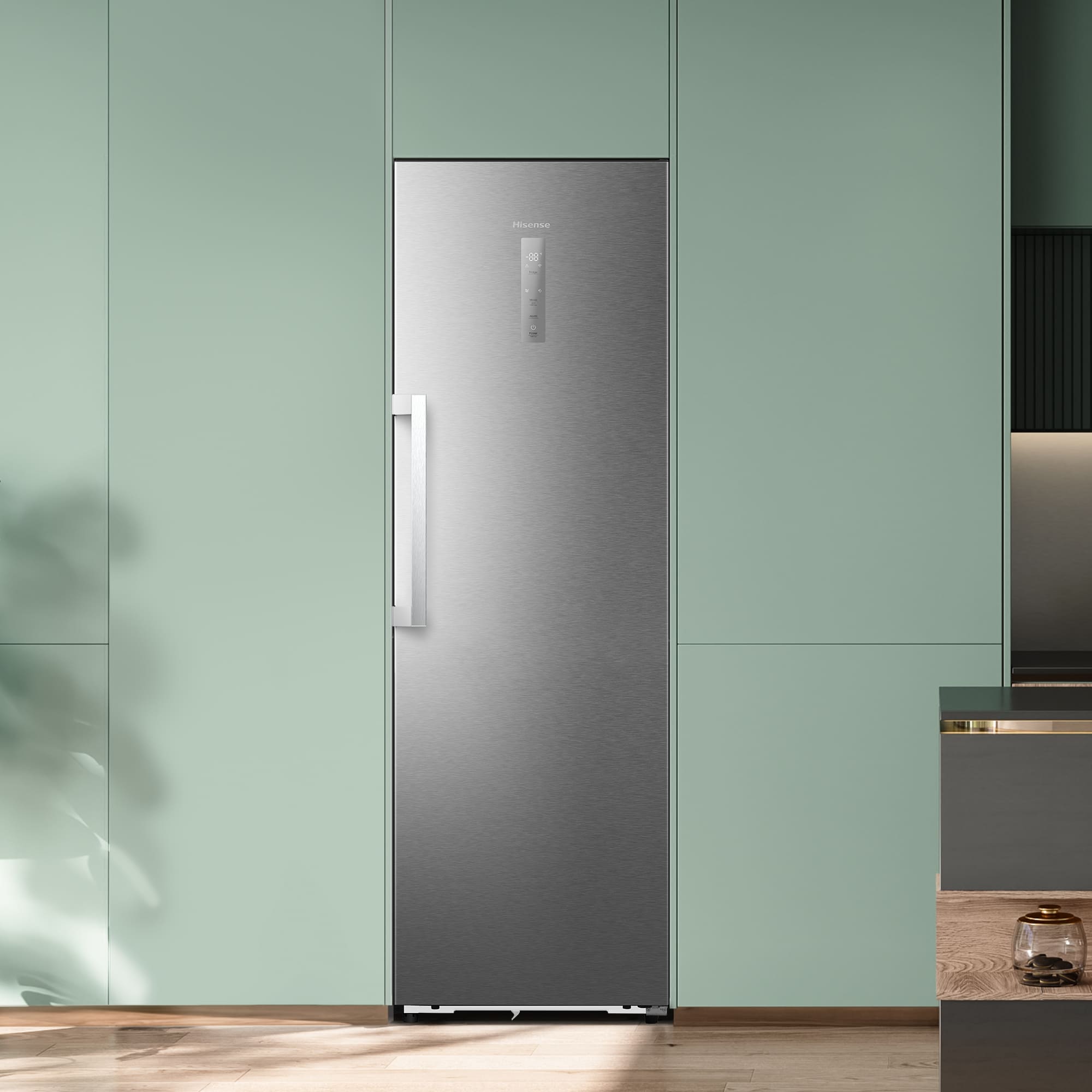 Hisense - RL3K370SAIE1 – Frigorífico 1 Porta Kitchen Fit, Classe E, 372L