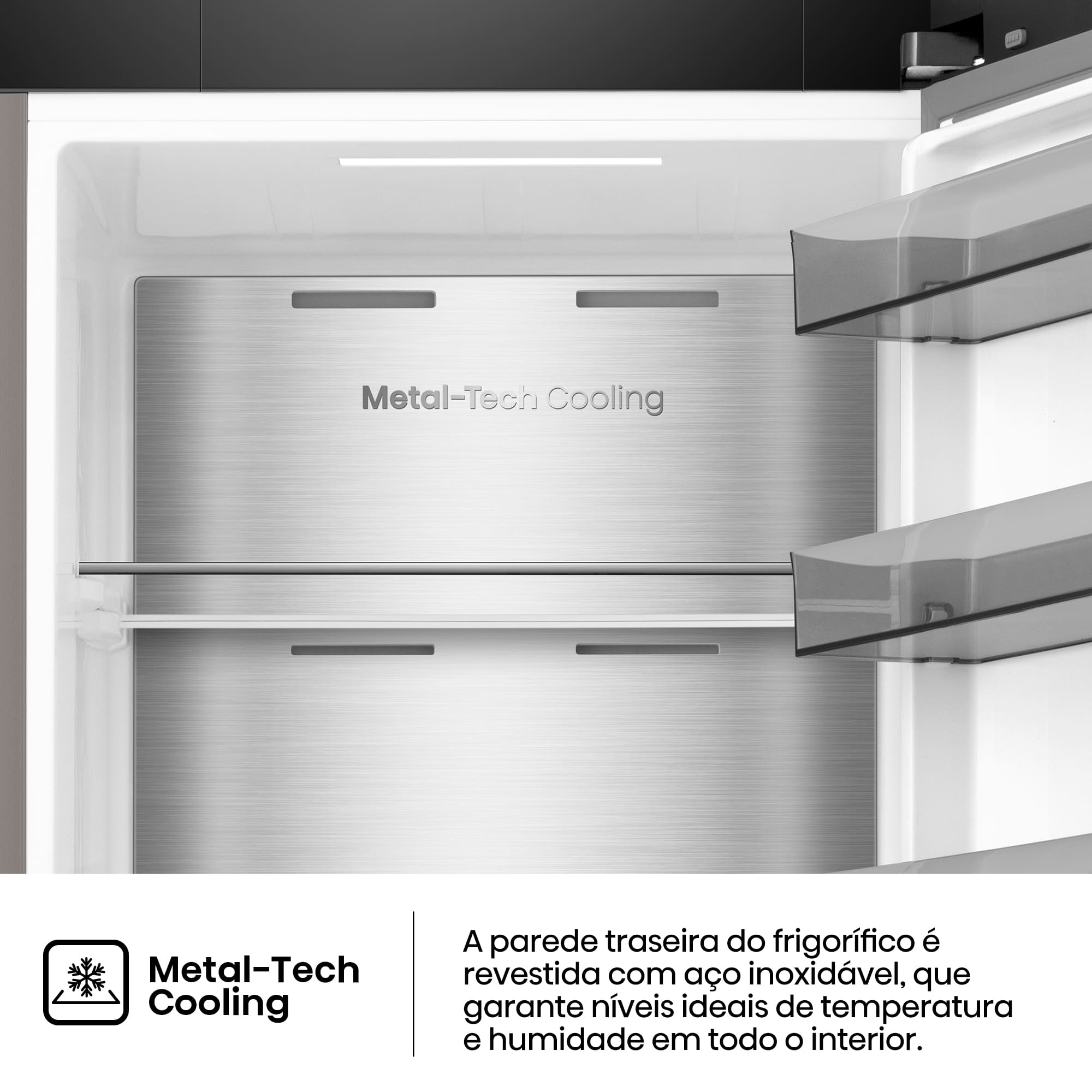 Hisense - RL3K370SAIE1 – Frigorífico 1 Porta Kitchen Fit, Classe E, 372L