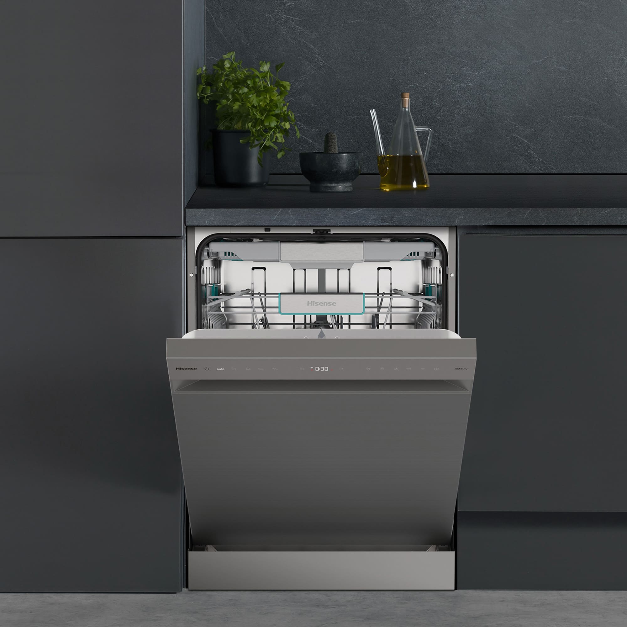 Hisense - HS673A90X  – Máquina de Lavar Loiça 16 conjuntos, Classe A