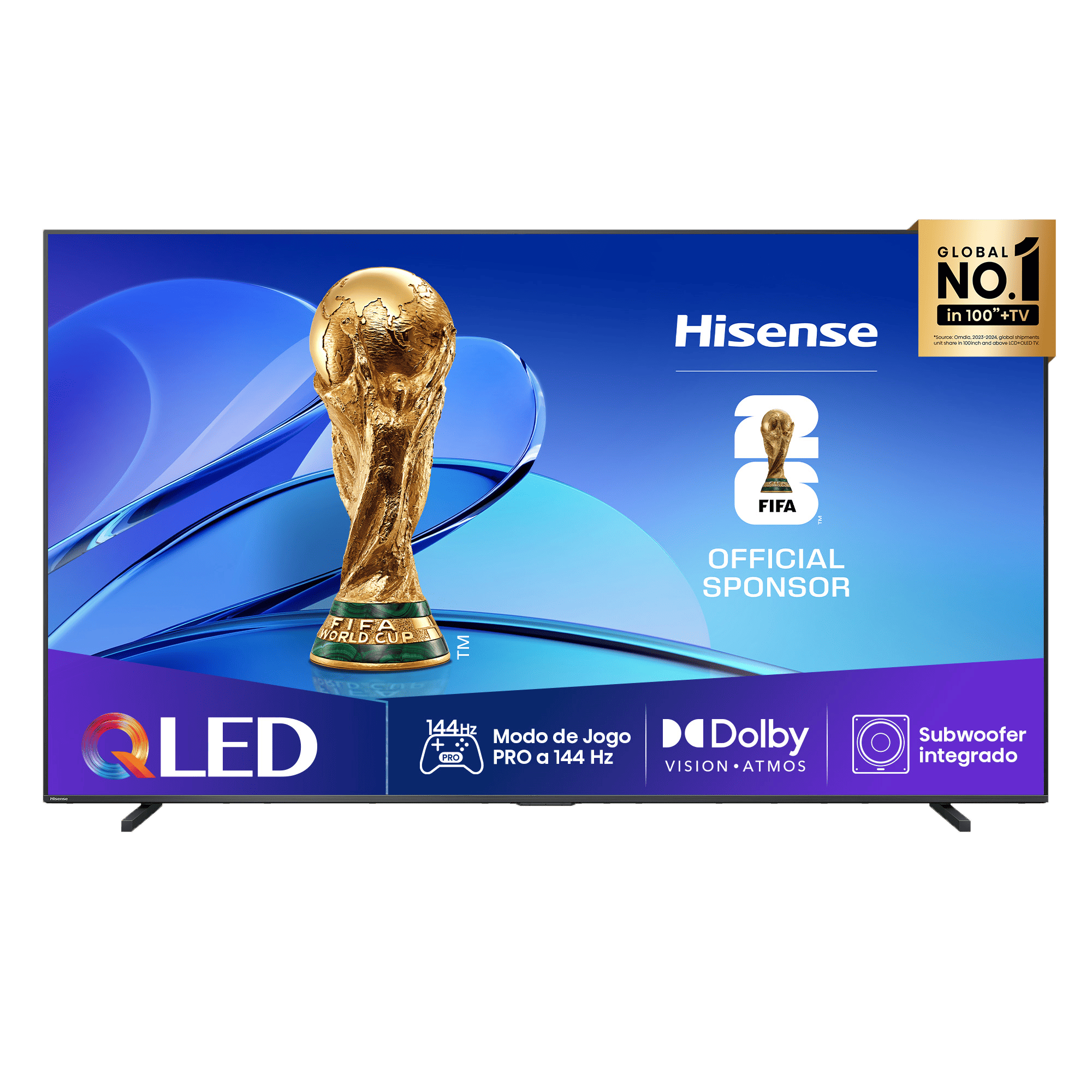 Hisense - Série E7Q QLED Smart TV 98E7Q, 98’’ com Dolby Vision & Atmos, , 