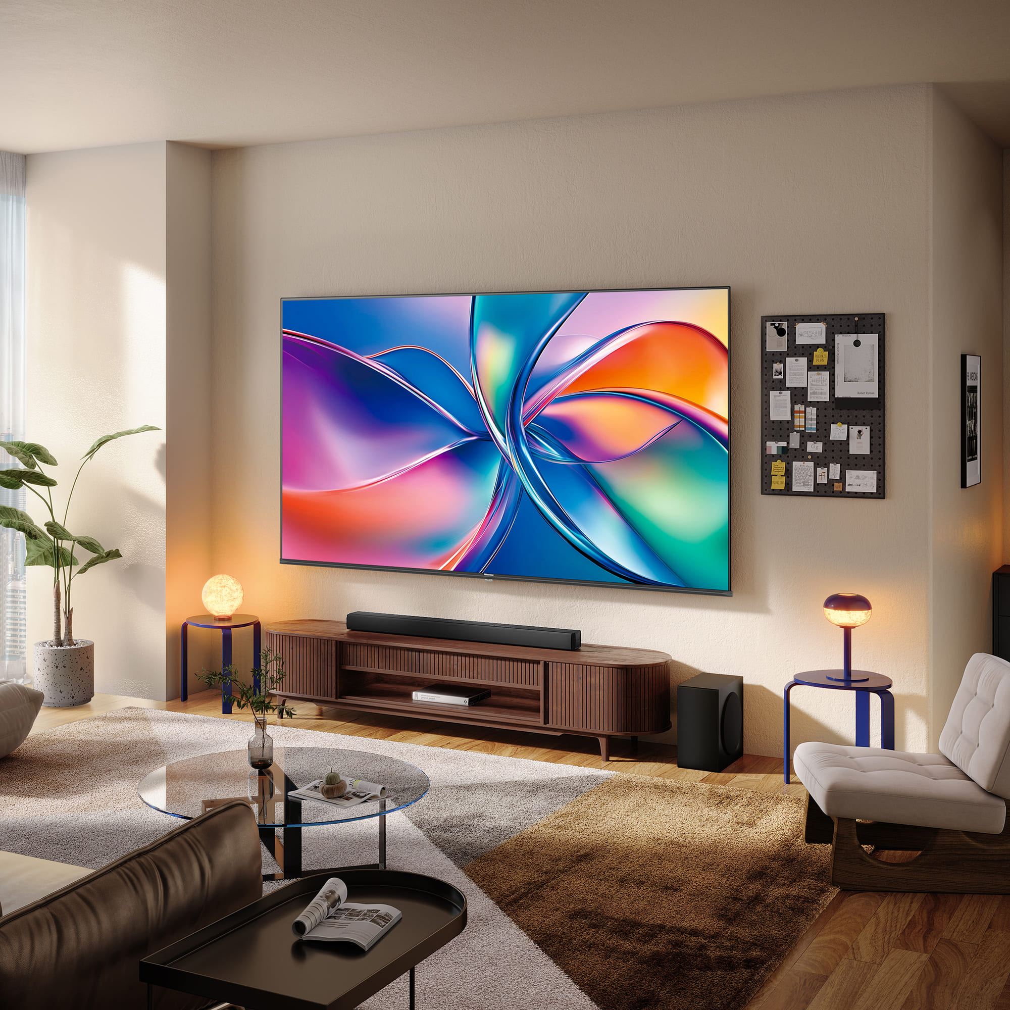 Hisense - Série E7Q QLED Smart TV 98E7Q, 98’’ com Dolby Vision & Atmos