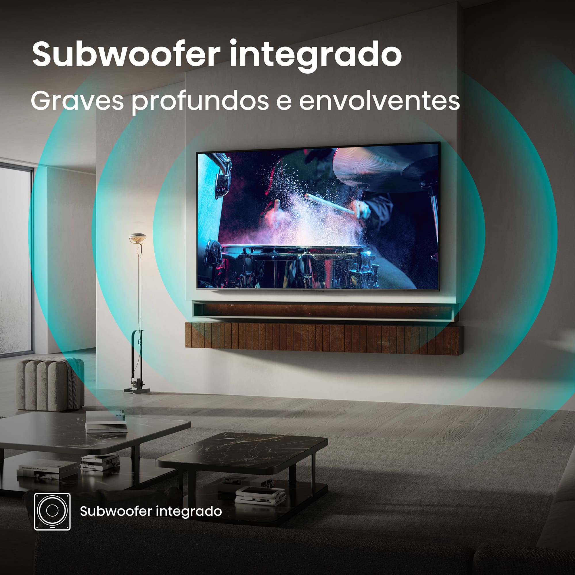 Hisense - Série E7Q QLED Smart TV 98E7Q, 98’’ com Dolby Vision & Atmos