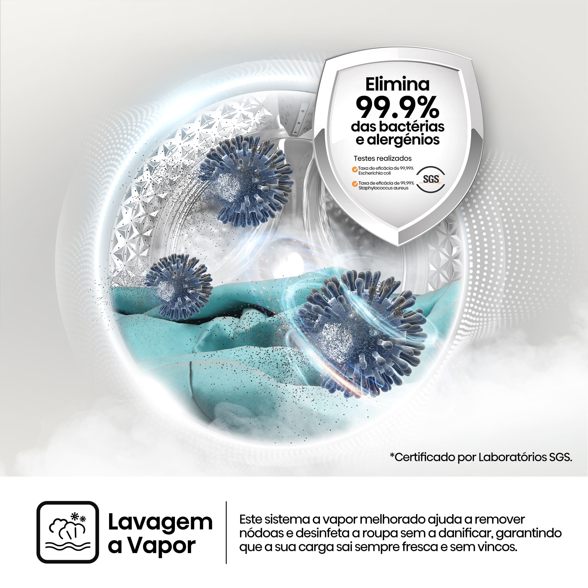 Hisense - WF3S1043BB3 – Máquina de Lavar Roupa Serie 3S, 10,5Kg, Classe A