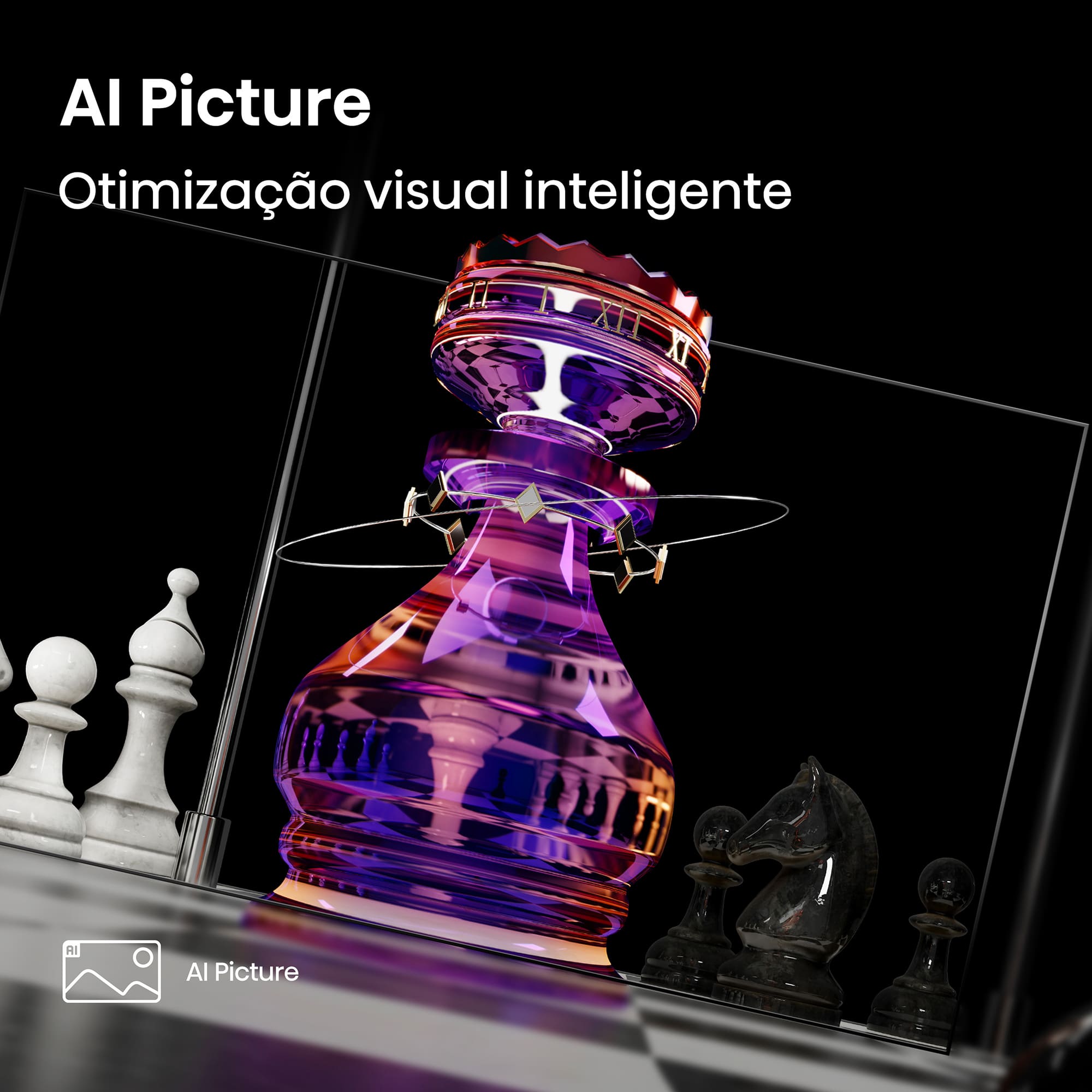 Hisense - Série E7Q QLED Smart TV 98E7Q, 98’’ com Dolby Vision & Atmos