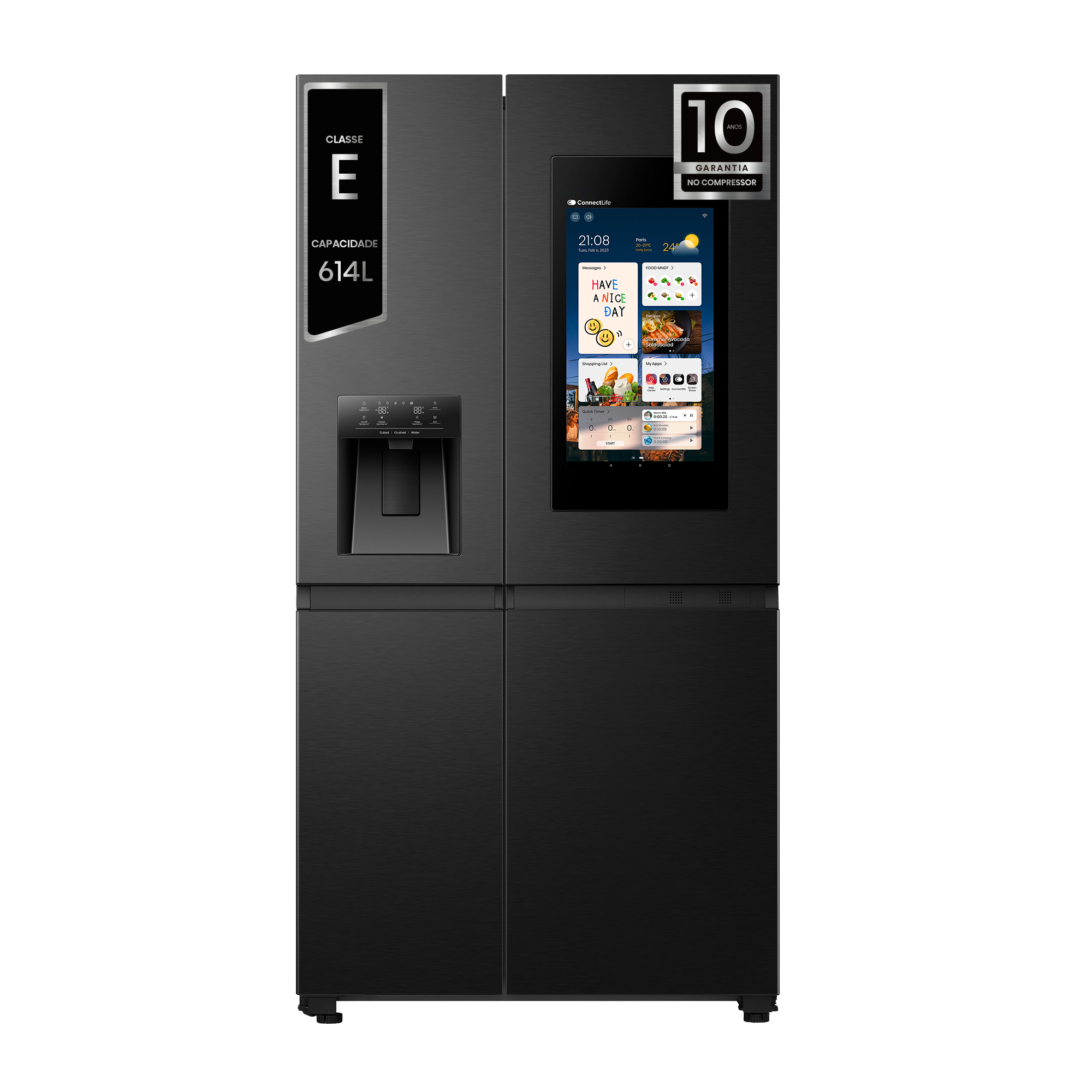 RS9P628GPFE  - Frigorífico Americano SBS, Classe E, 614L