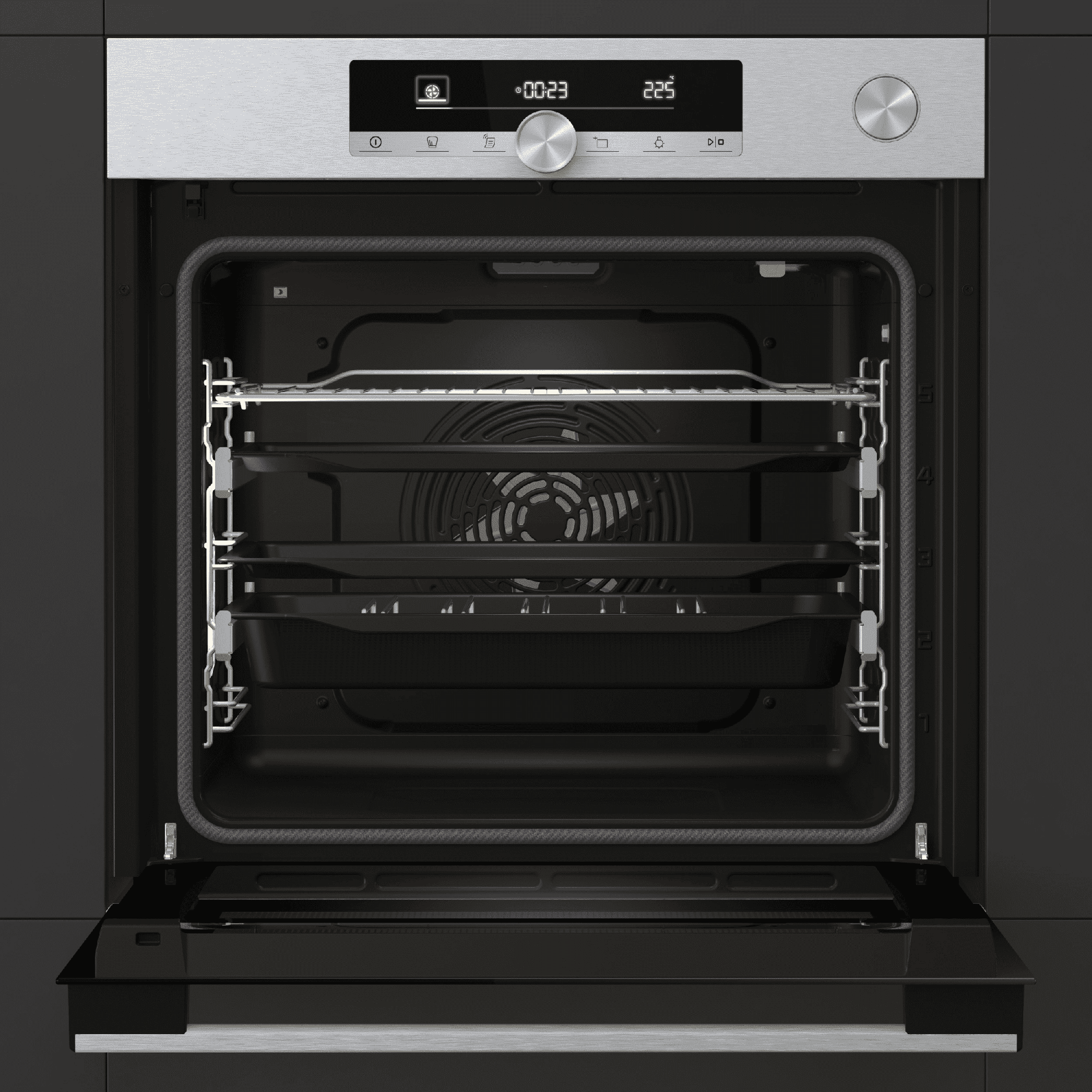 Hisense - O643PX – Forno Pirolítico 77L Serie HI4, Classe A+, Adição Vapor
