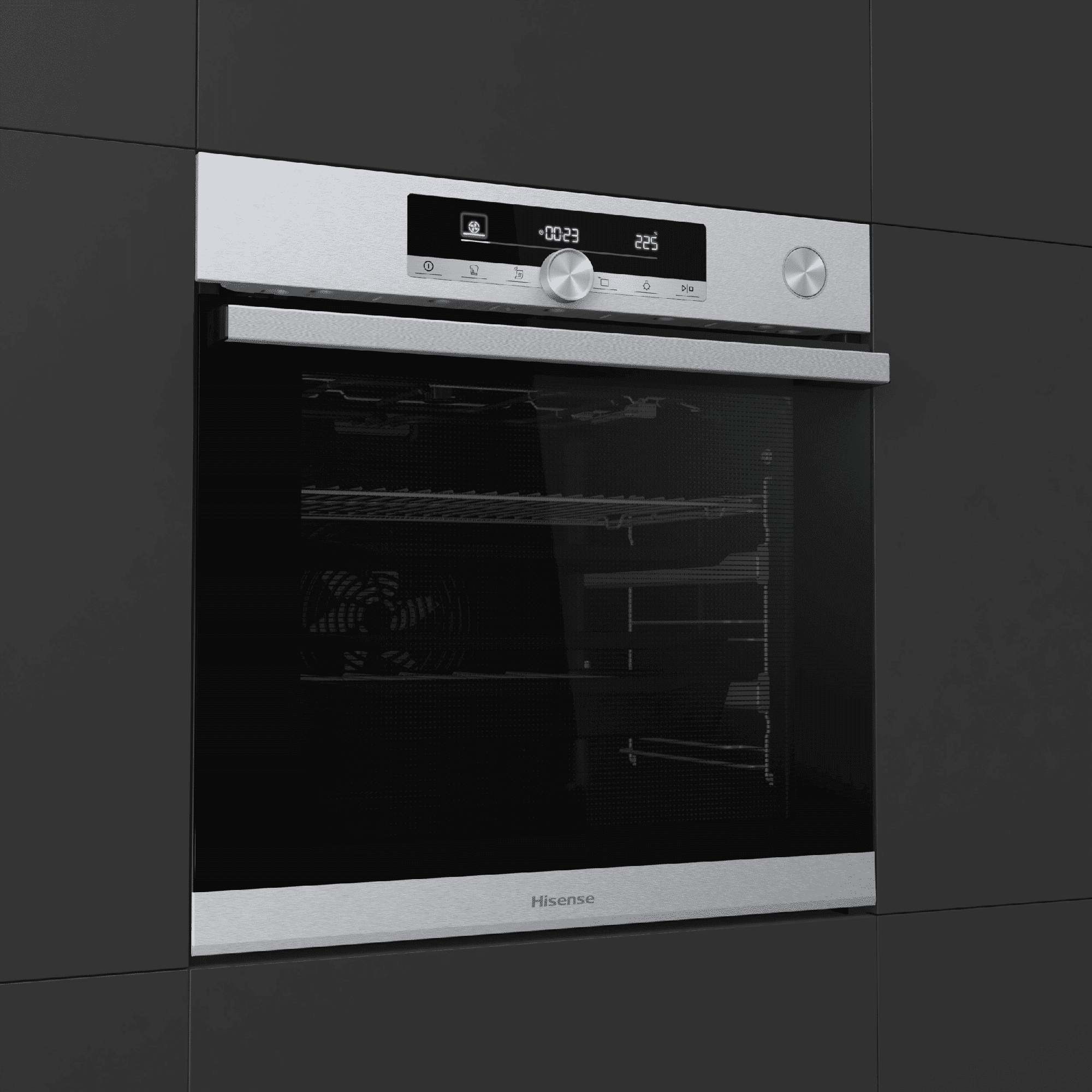Hisense - O643PX – Forno Pirolítico 77L Serie HI4, Classe A+, Adição Vapor