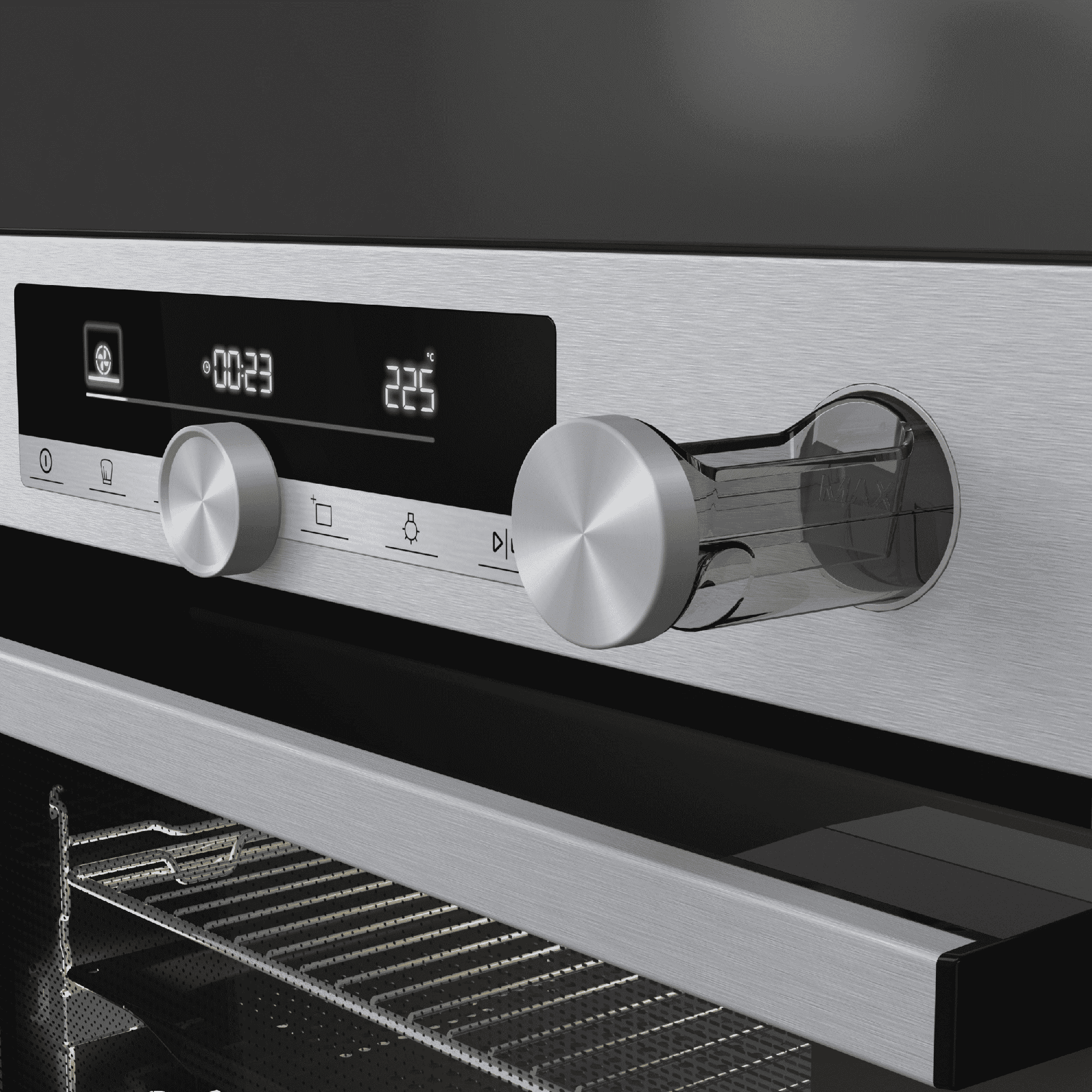 Hisense - O643PX – Forno Pirolítico 77L Serie HI4, Classe A+, Adição Vapor