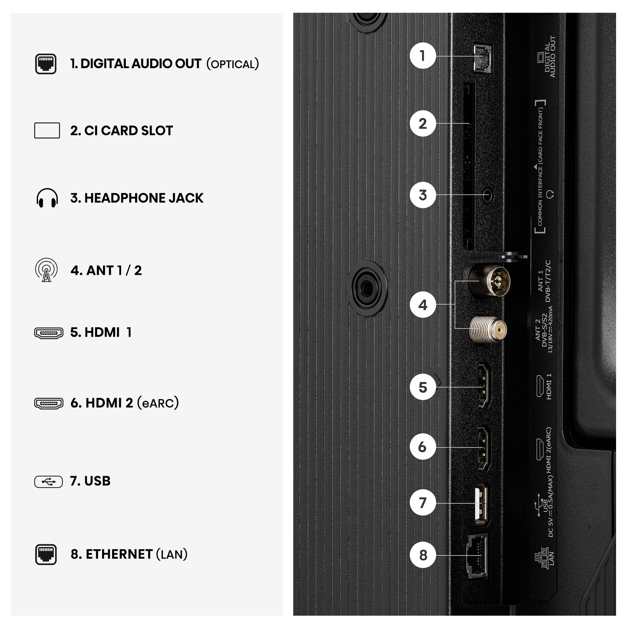 Hisense - Série A4S Smart TV FHD 40A4S, 40″, TV com Dolby Audio