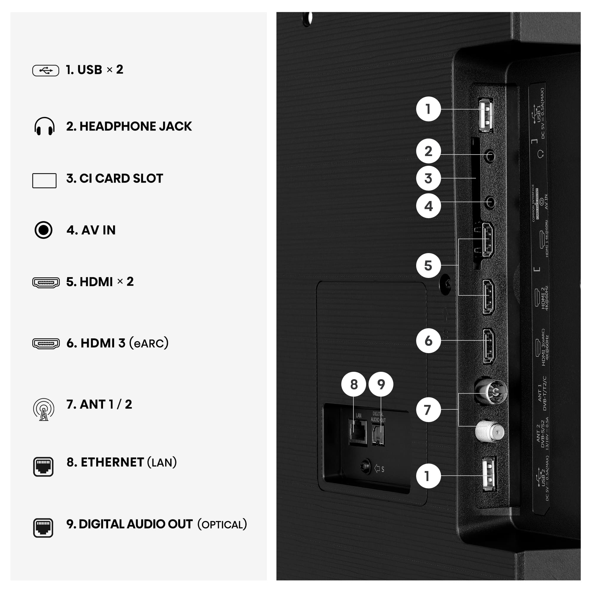 Hisense - Série A6S Smart TV 4K 65A6S, 65″, TV com Dolby Vision