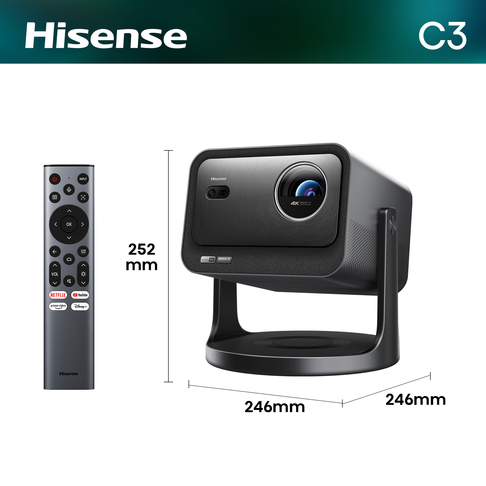 Hisense - Mini Projetor Laser C3