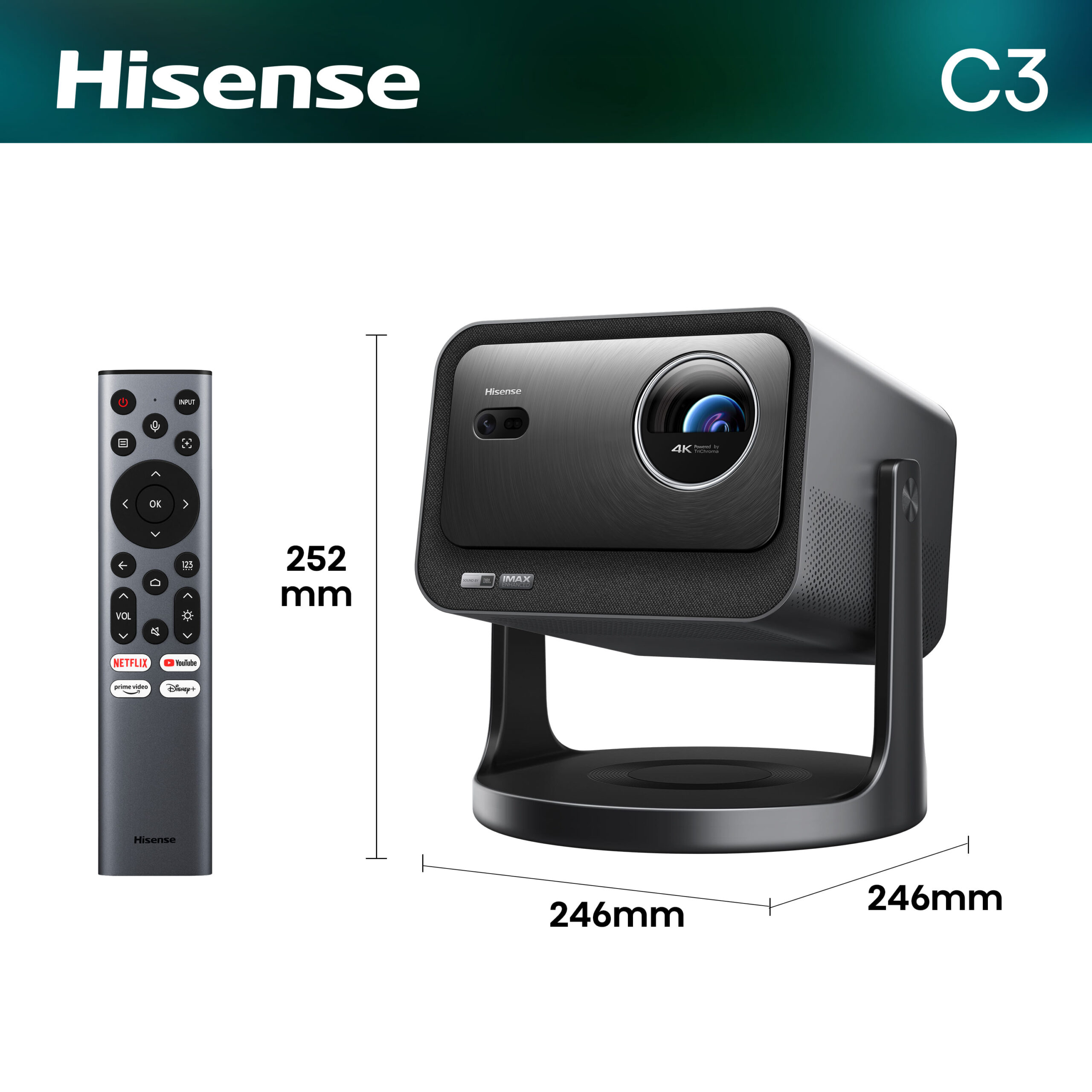 Hisense - Mini Projetor Laser C3