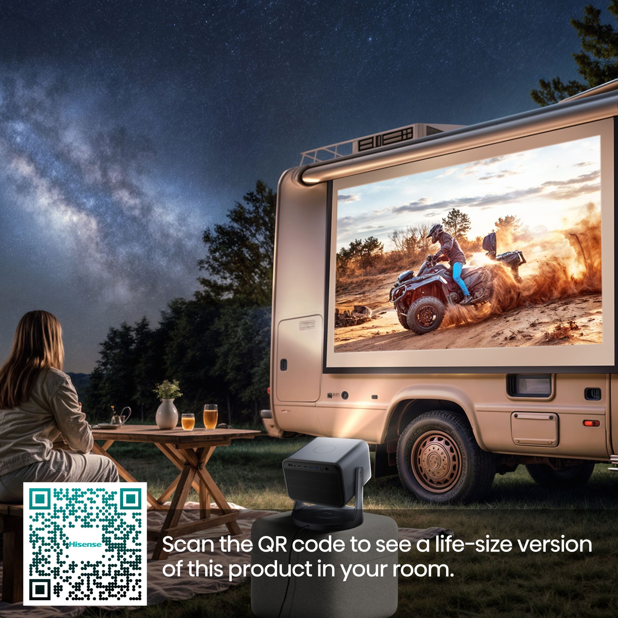 Hisense - Mini Projetor Laser C3