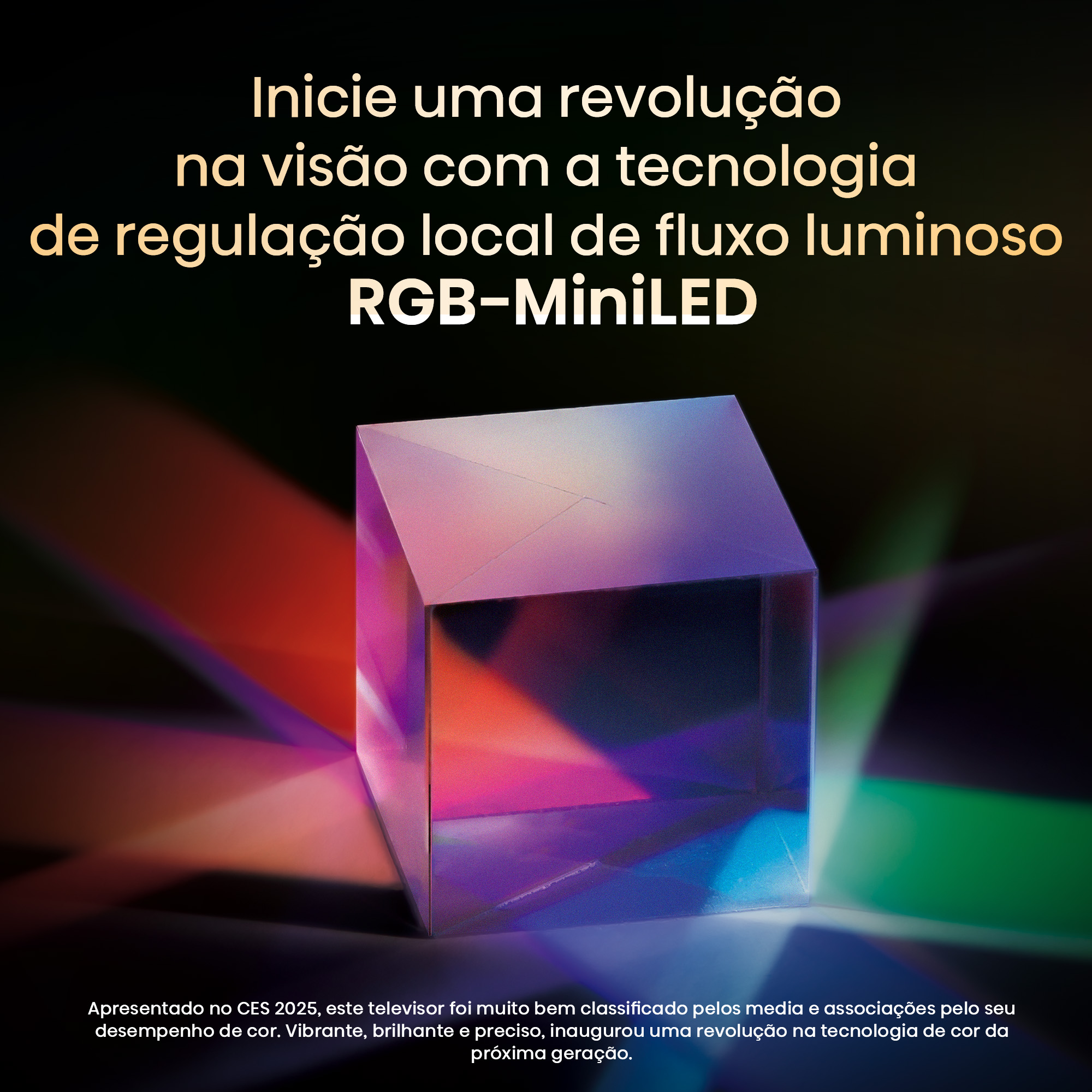 Hisense - Série UXQ RGB MiniLED 100 UXQ, 100’’ com sistema som surround 6.2.2