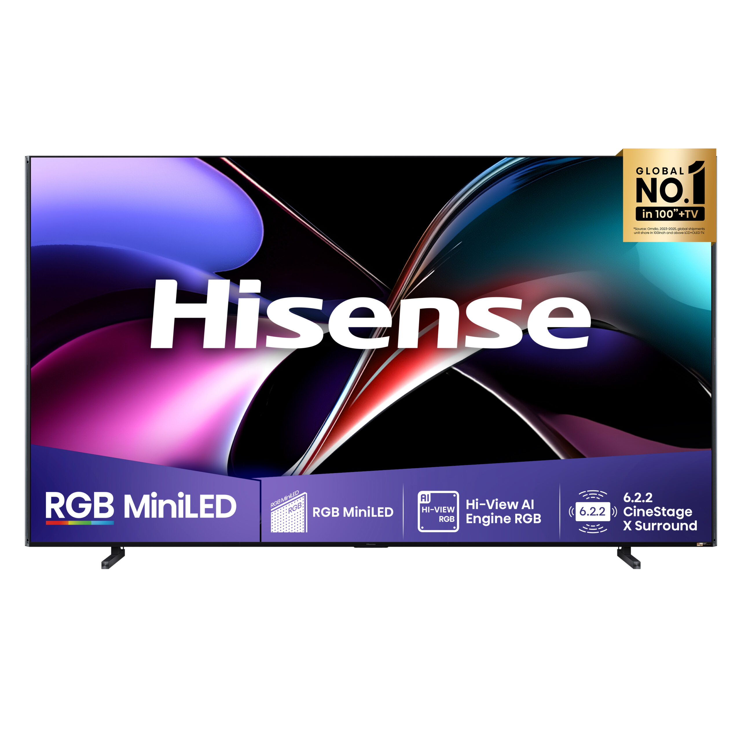 Hisense - Série UXQ RGB MiniLED 116 UXQ, 116’’ com sistema som surround 6.2.2, , 