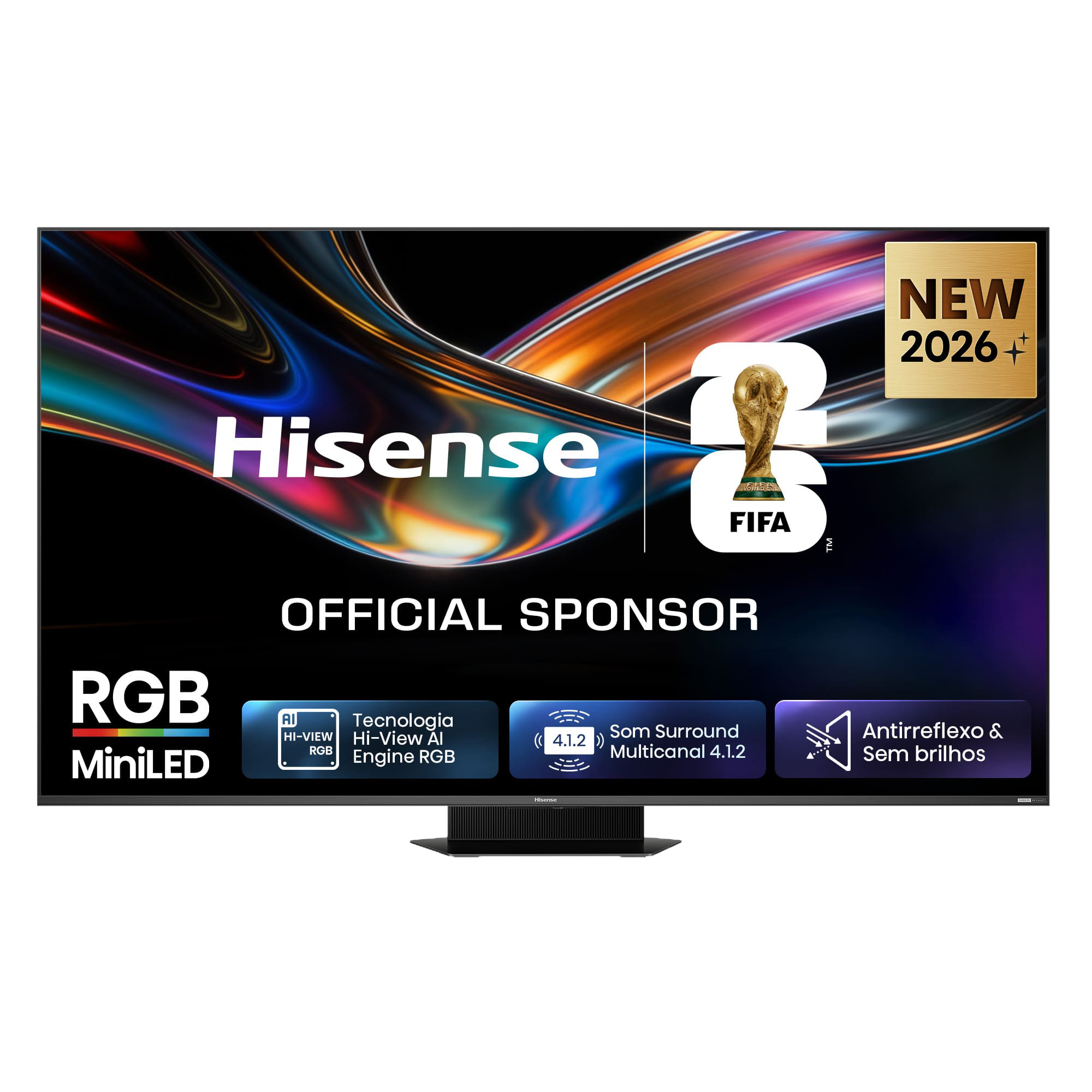 Série UR9S RGB MiniLED 85UR9S, 85’’ com Som Surround Multicanal 4.1.2