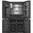 Americanos Cross Door RQ600P7SKE – Frigorífico Americano Cross Door PureView, Classe E, 615L