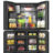 Americanos Cross Door RQ600P7SKE – Frigorífico Americano Cross Door PureView, Classe E, 615L