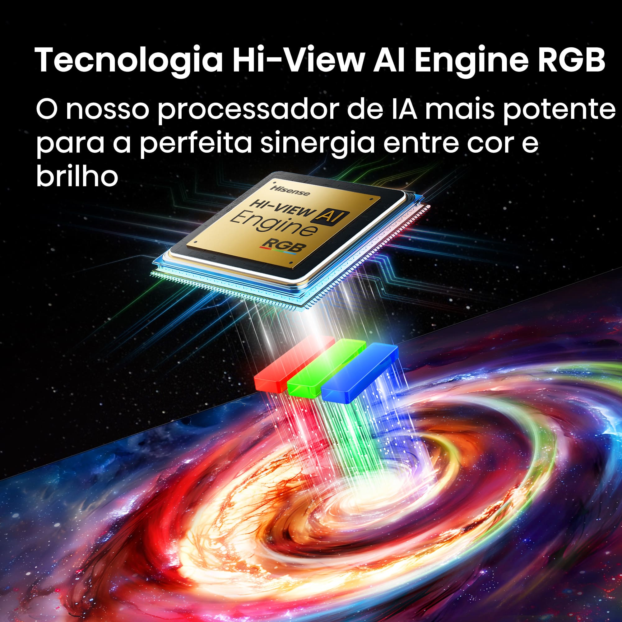 Hisense - Série UR9S RGB MiniLED 65UR9S, 65’’ com Som Surround Multicanal 4.1.2