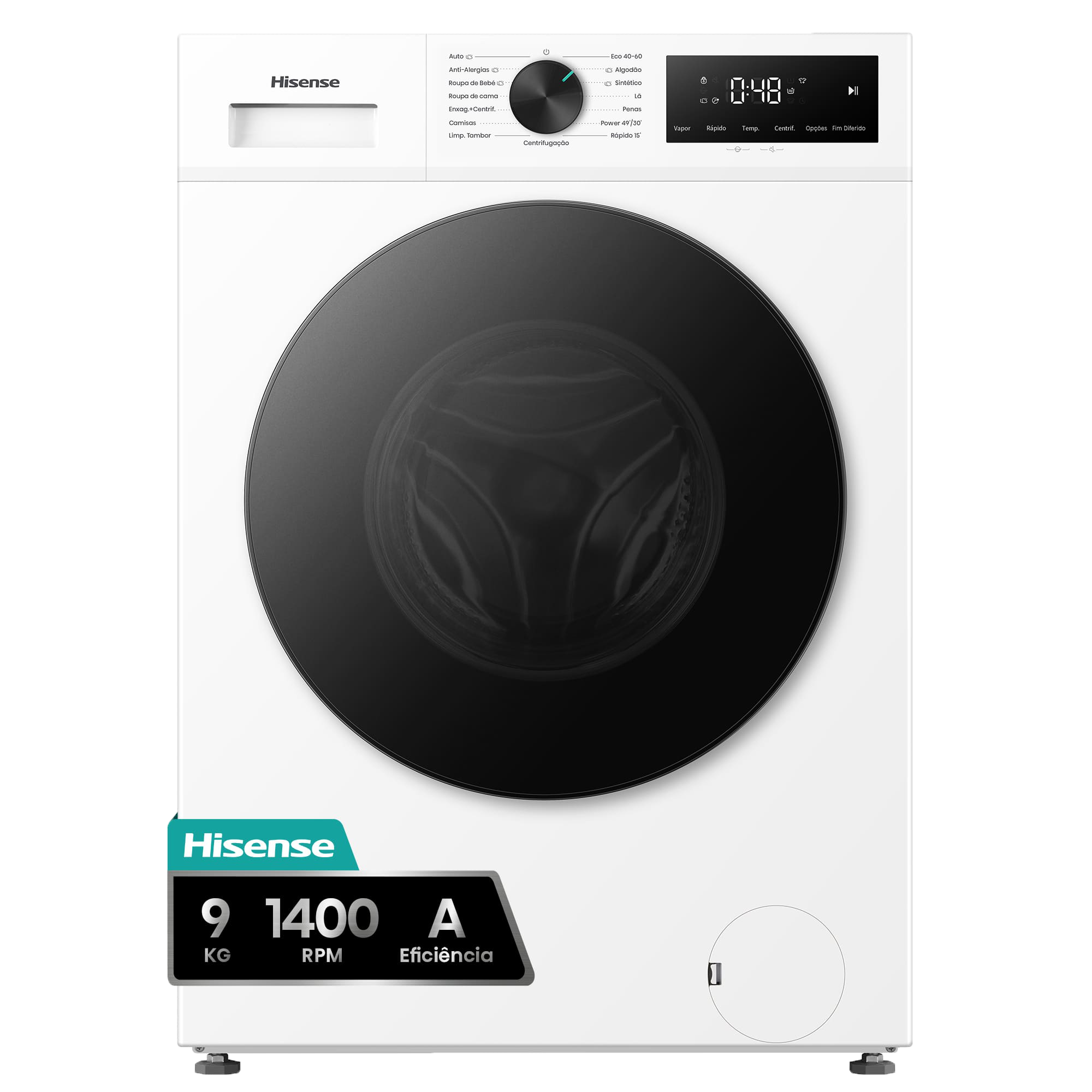WF1I9042BWP2 - Máquina de lavar Roupa Serie 1i, 9Kg, Classe A