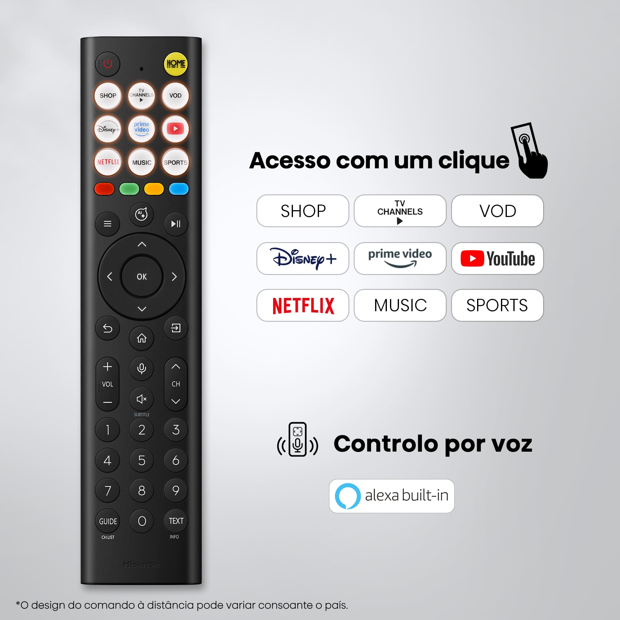 Hisense - Série U7SE MiniLED TV 65U7SE, 65’’ com Modo de Jogo a 144Hz nativos