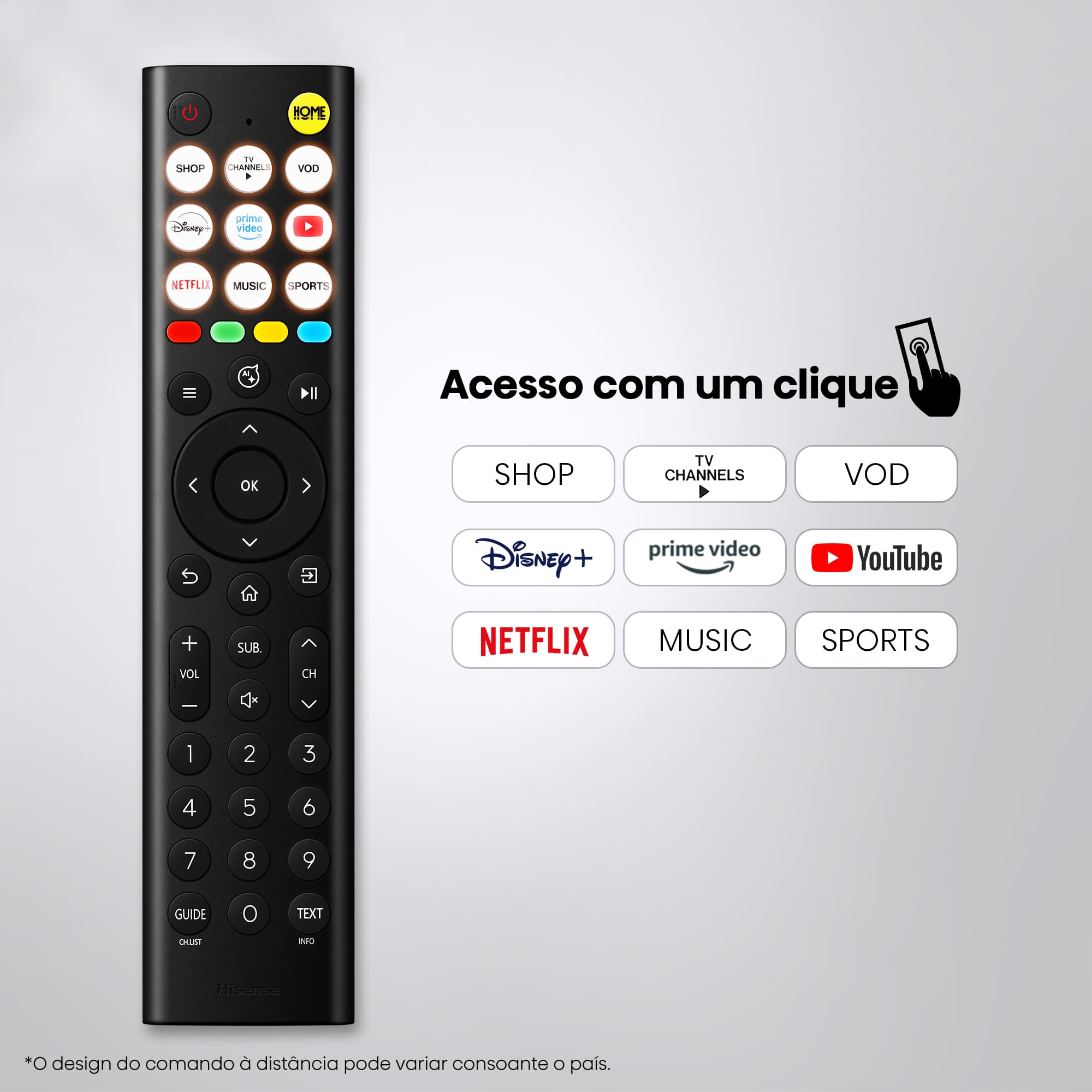 Hisense - Série A5S QLED TV 32A5S, 32’’ com Dolby Atmos
