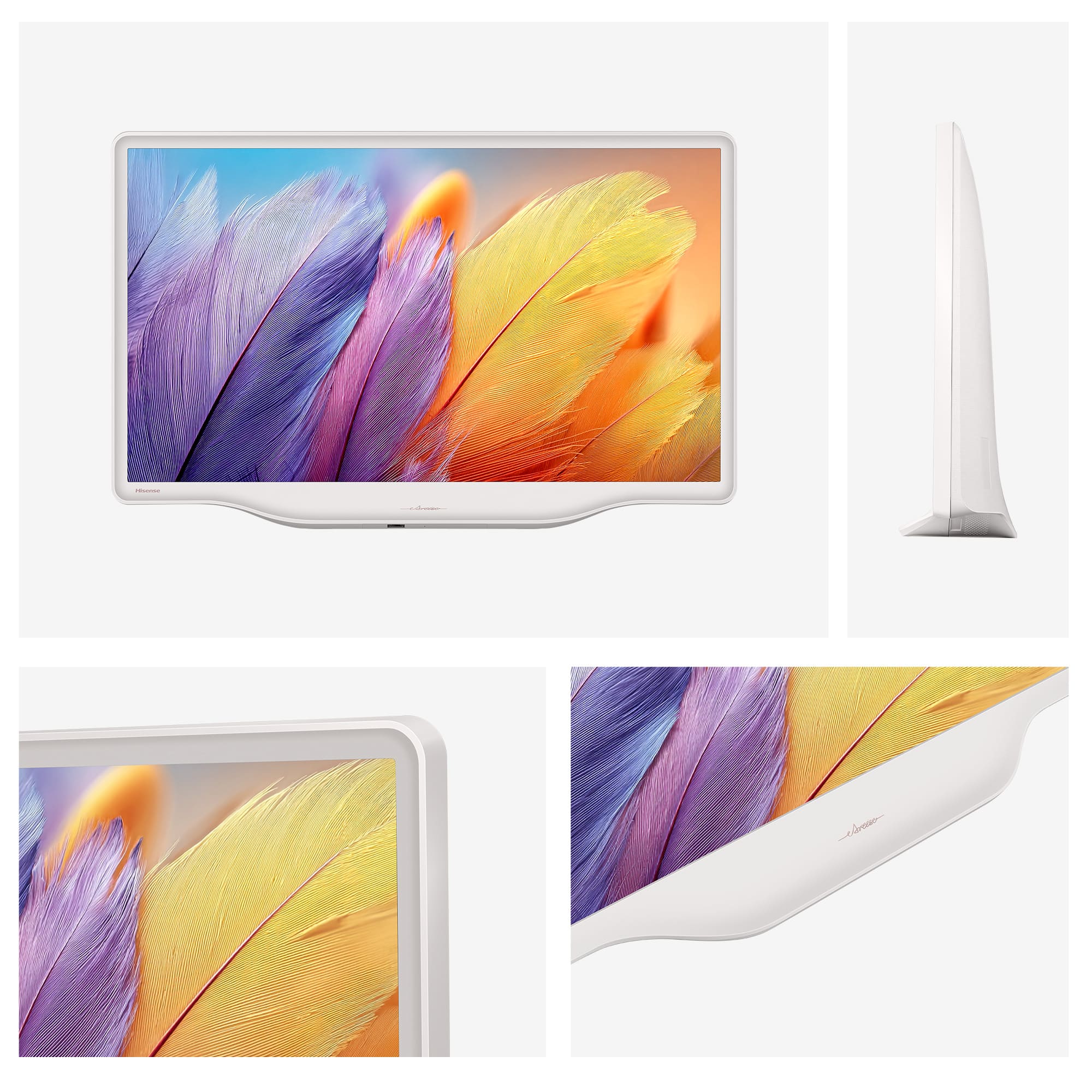 Hisense - DécoTV 43S5Q, Design Inspirado na Arte, TV Lifestyle QLED, Dolby Vision.Atmos