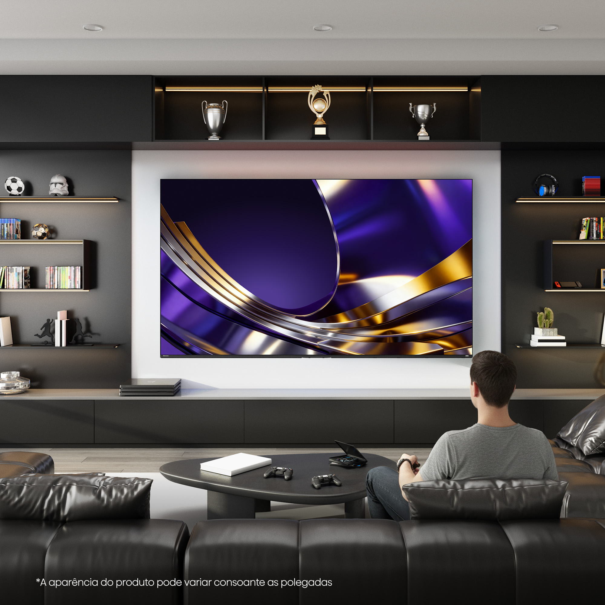 Hisense - Série U7S PRO Mini LED TV 85U7S PRO, 85’’ com Modo de Jogo a 165Hz Nativos