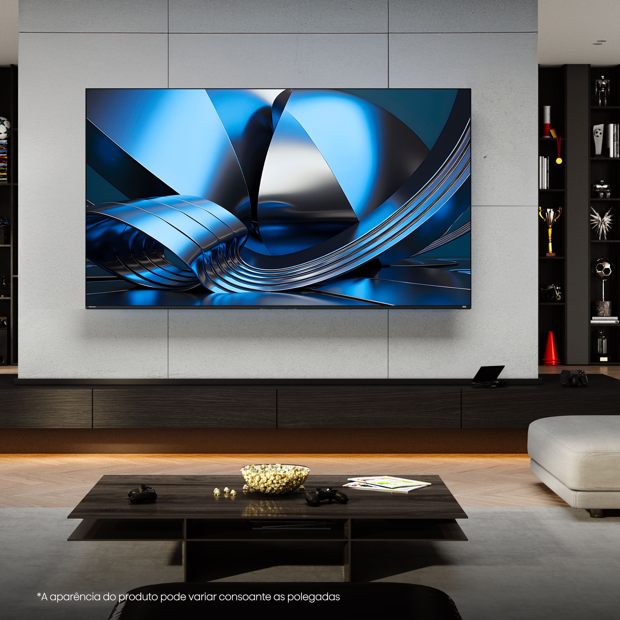 Hisense - Série U7SE MiniLED TV 65U7SE, 65’’ com Modo de Jogo a 144Hz nativos