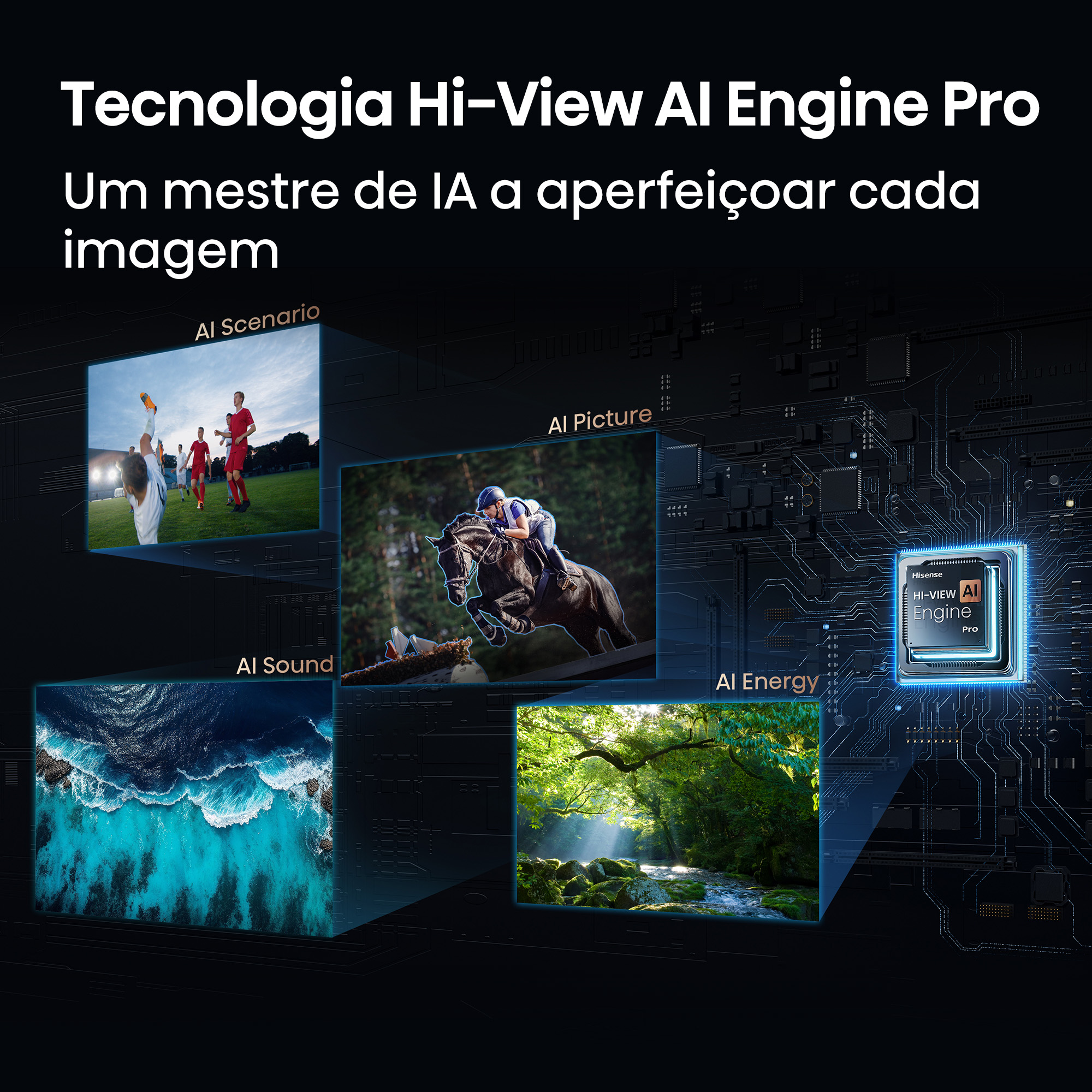 Hisense - Série U7S PRO Mini LED TV 75U7S PRO, 75’’ com Modo de Jogo a 165Hz Nativos