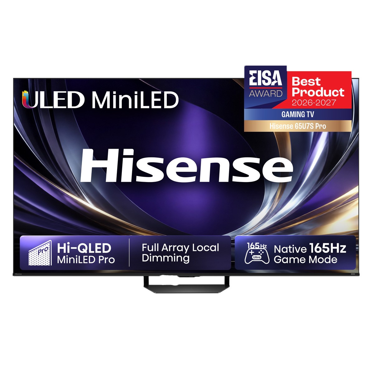 Hisense - Série U7S PRO Mini LED TV 65U7S PRO, 65’’ com Modo de Jogo a 165Hz Nativos, , 