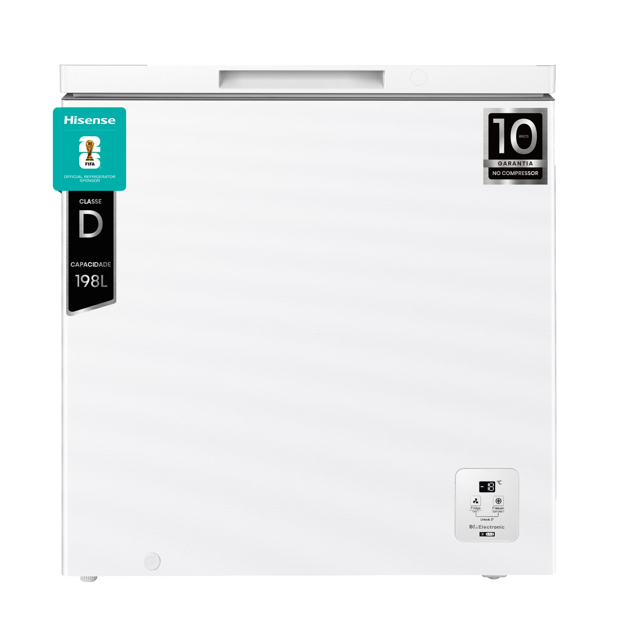 Hisense - FT200N1AWDL – Arca Horizontal, Classe D, 198L, , 