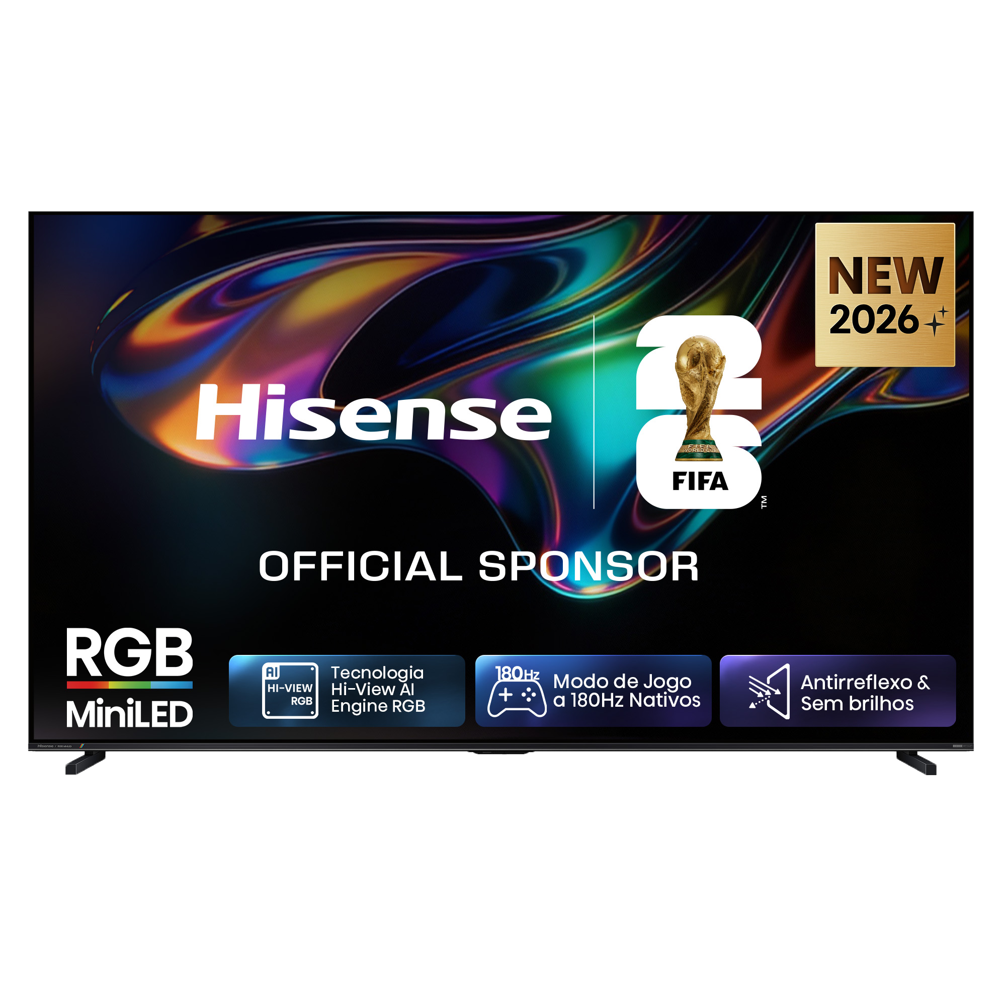 Série UR8S RGB MiniLED 100UR8S, 100’’ com Ecrã Antirreflexo & Sem brilhos