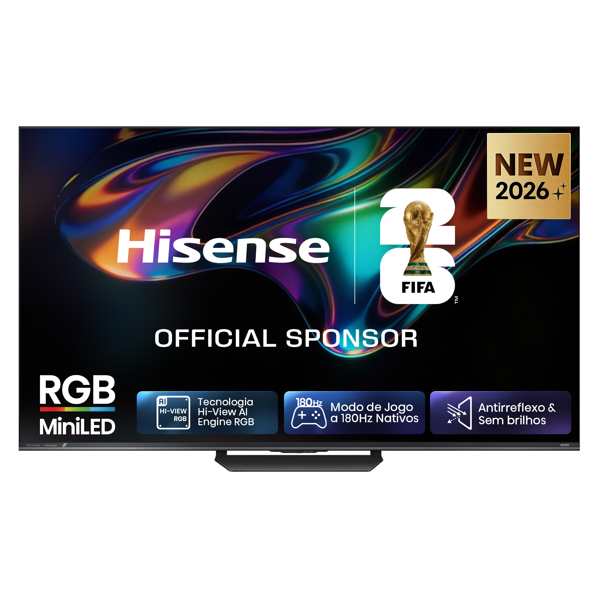 Hisense - Série UR8S RGB MiniLED 75UR8S, 75’’ com Ecrã Antirreflexo & Sem brilhos, , 