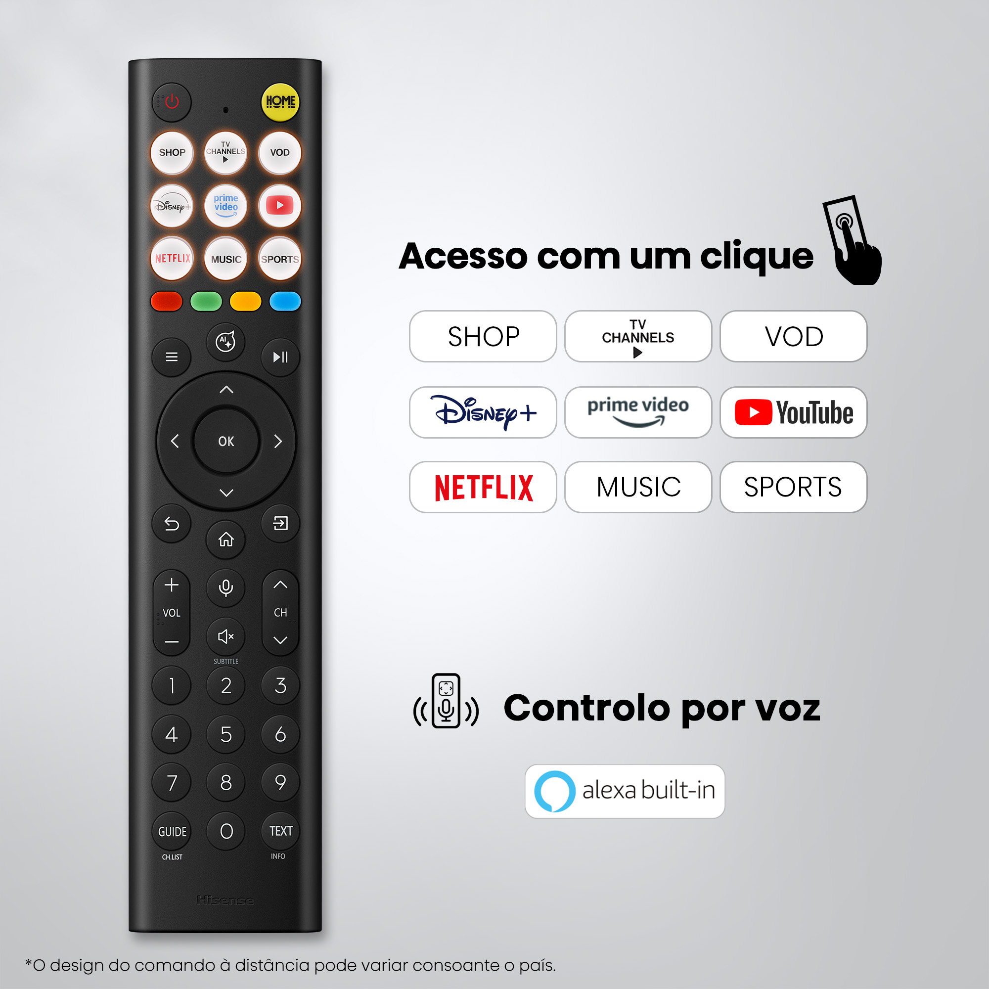 Hisense - Série A7S QLED Smart TV 65A7S, 65’’ com Dolby Vision.Atmos e Cor Hi-QLED