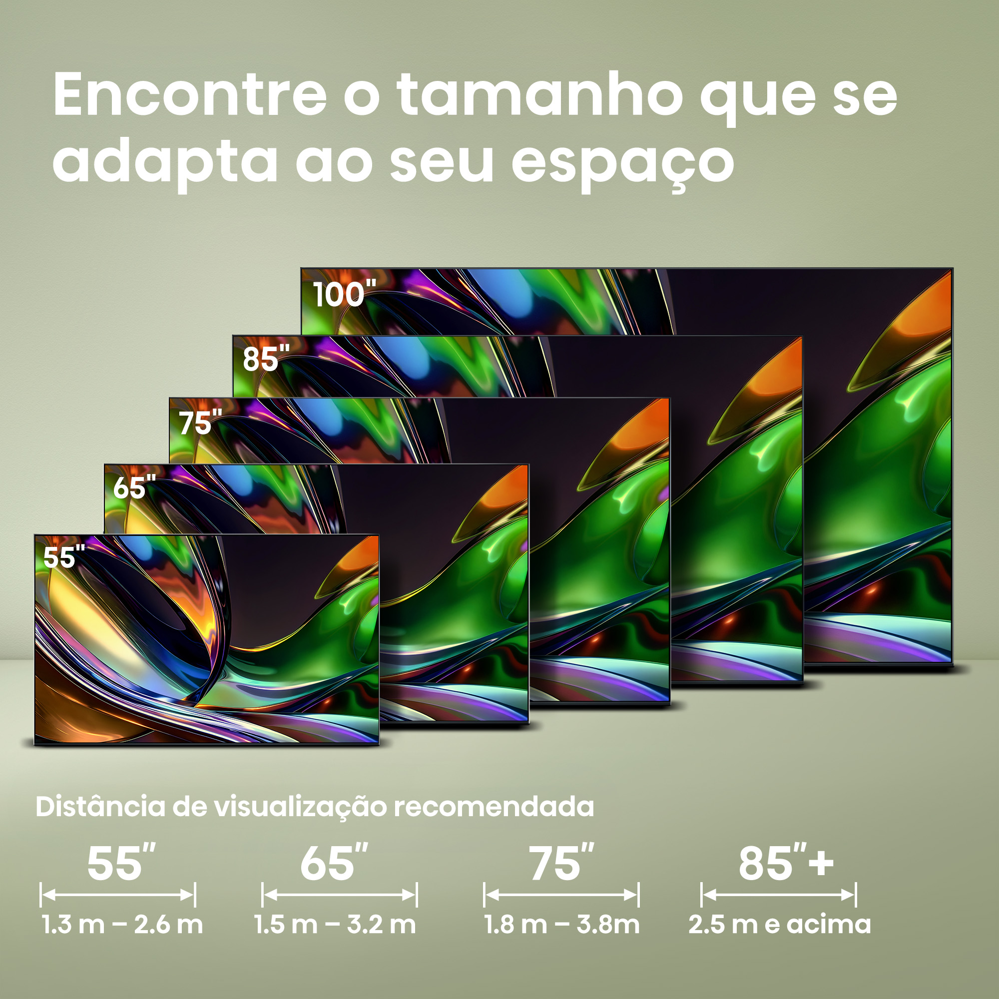 Hisense - Série UR8S RGB MiniLED 55UR8S, 55’’ com Ecrã Antirreflexo & Sem brilhos