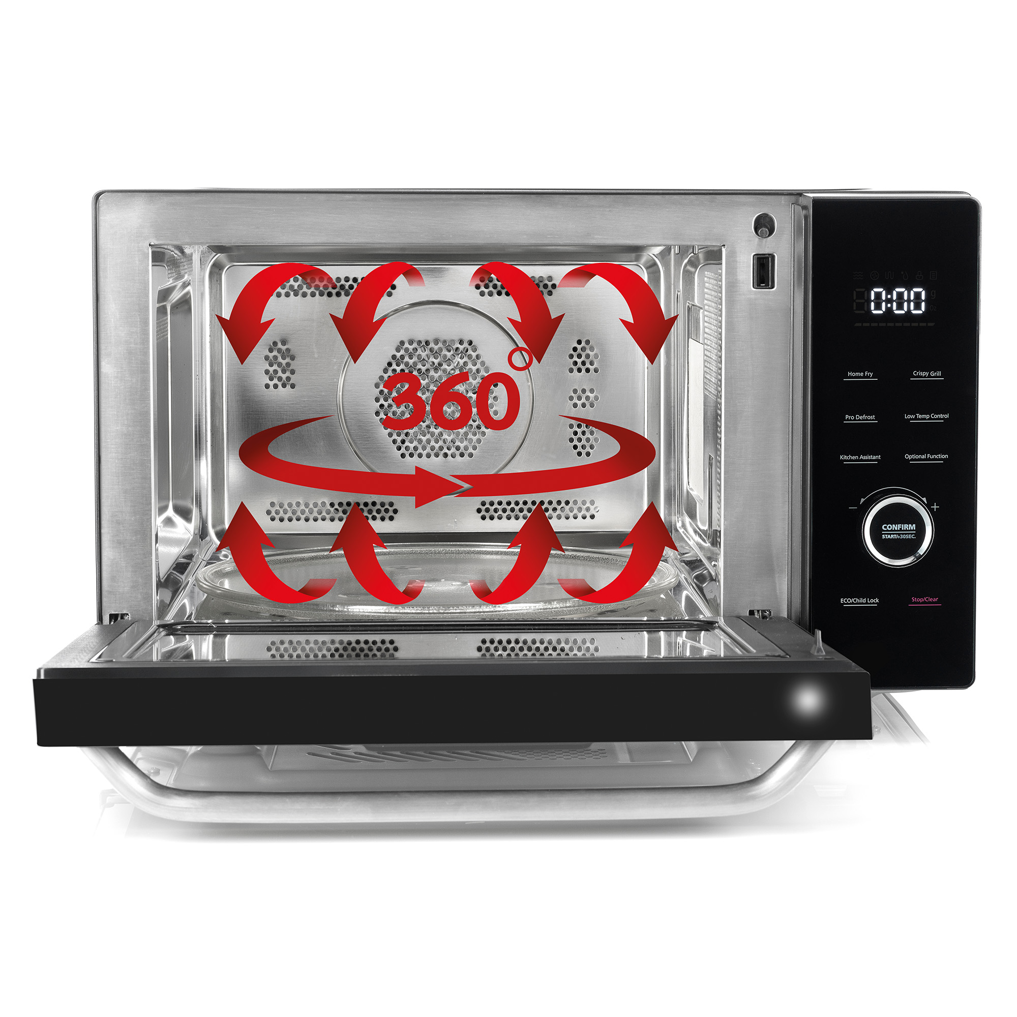 Hisense - H30MOBS10HC – Micro-Ondas Airfryer, 30L