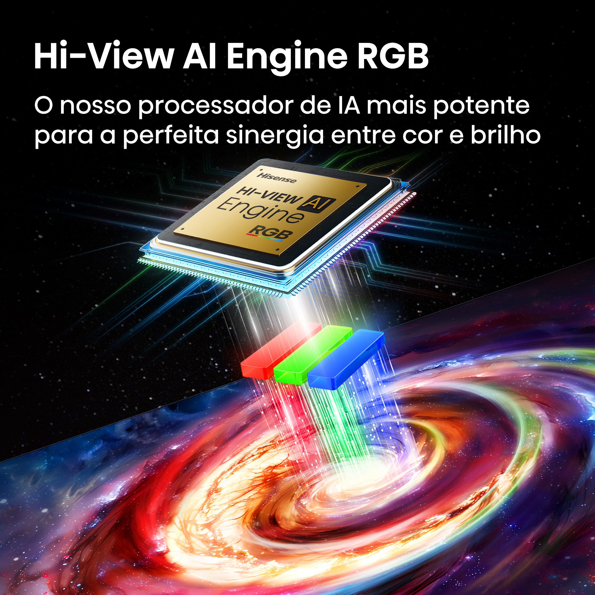 Hisense - Série UR8S RGB MiniLED 65UR8S, 65’’ com Ecrã Antirreflexo & Sem brilhos