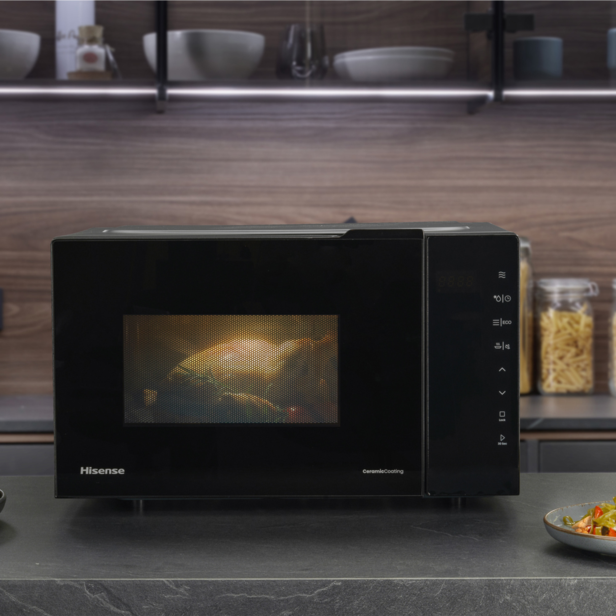 Hisense - H30MOBS10HC – Micro-Ondas Airfryer, 30L