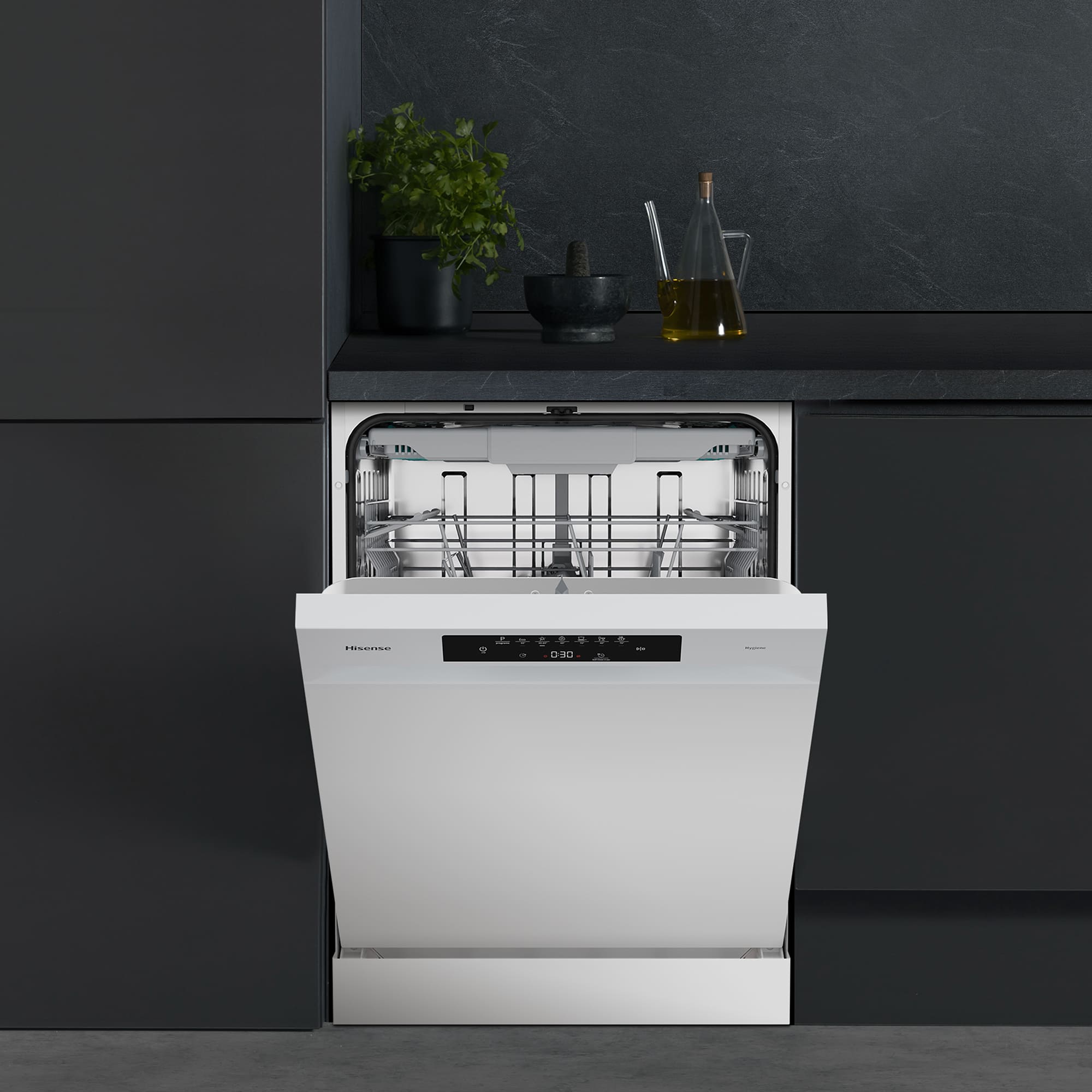 Hisense - HS643B90W – Máquina de Lavar Loiça Serie Hi4, 15 conjuntos, Classe B